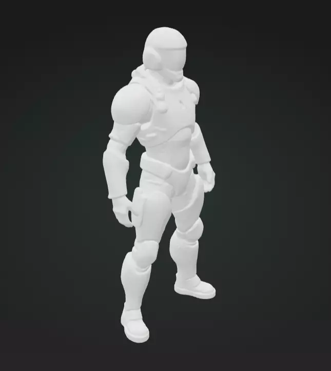 Astronaut 3D Model Realistic Space Explorer Sculpture Free 3D print model