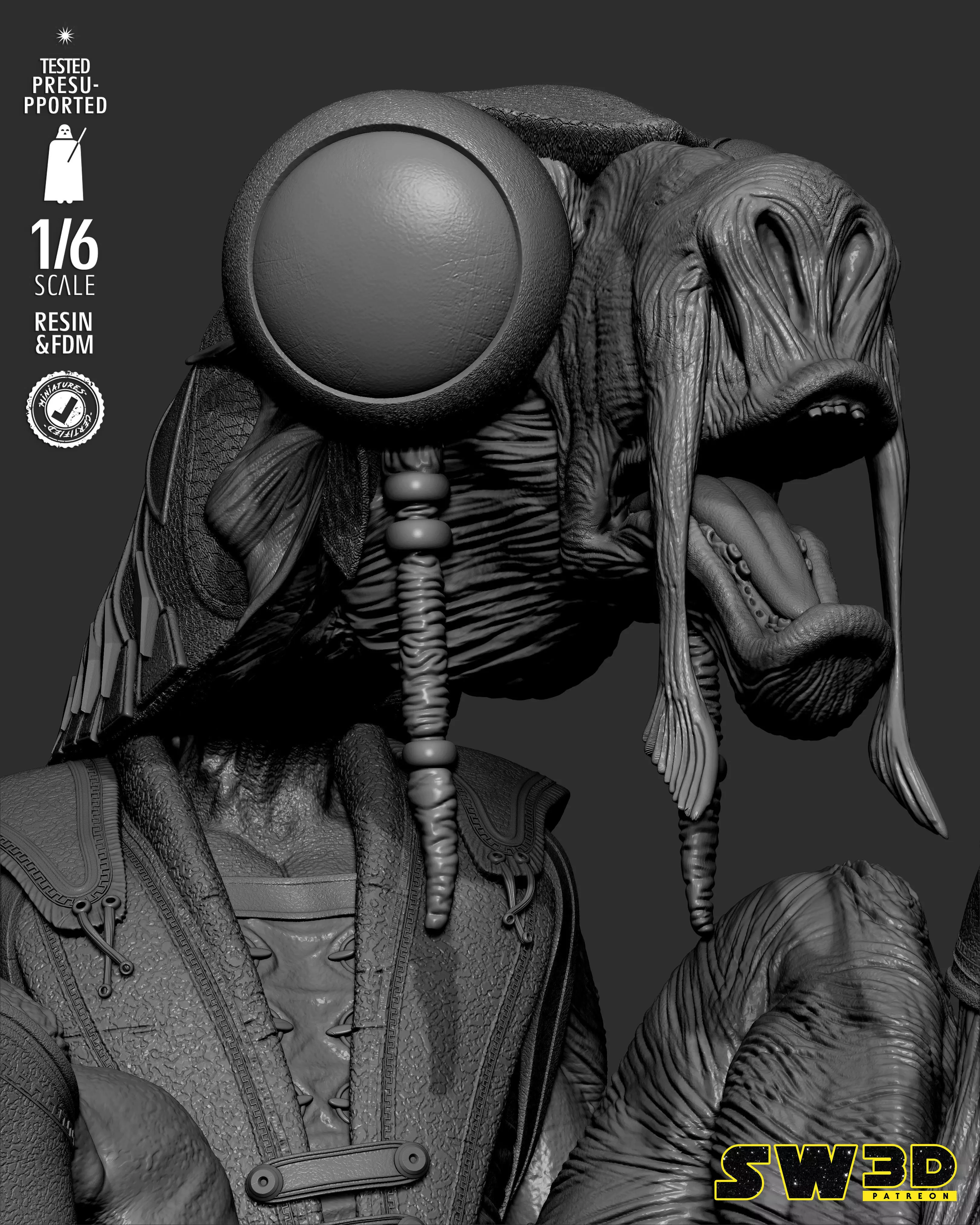 STAR WARS Sebulba Sculpture 3D print model_59