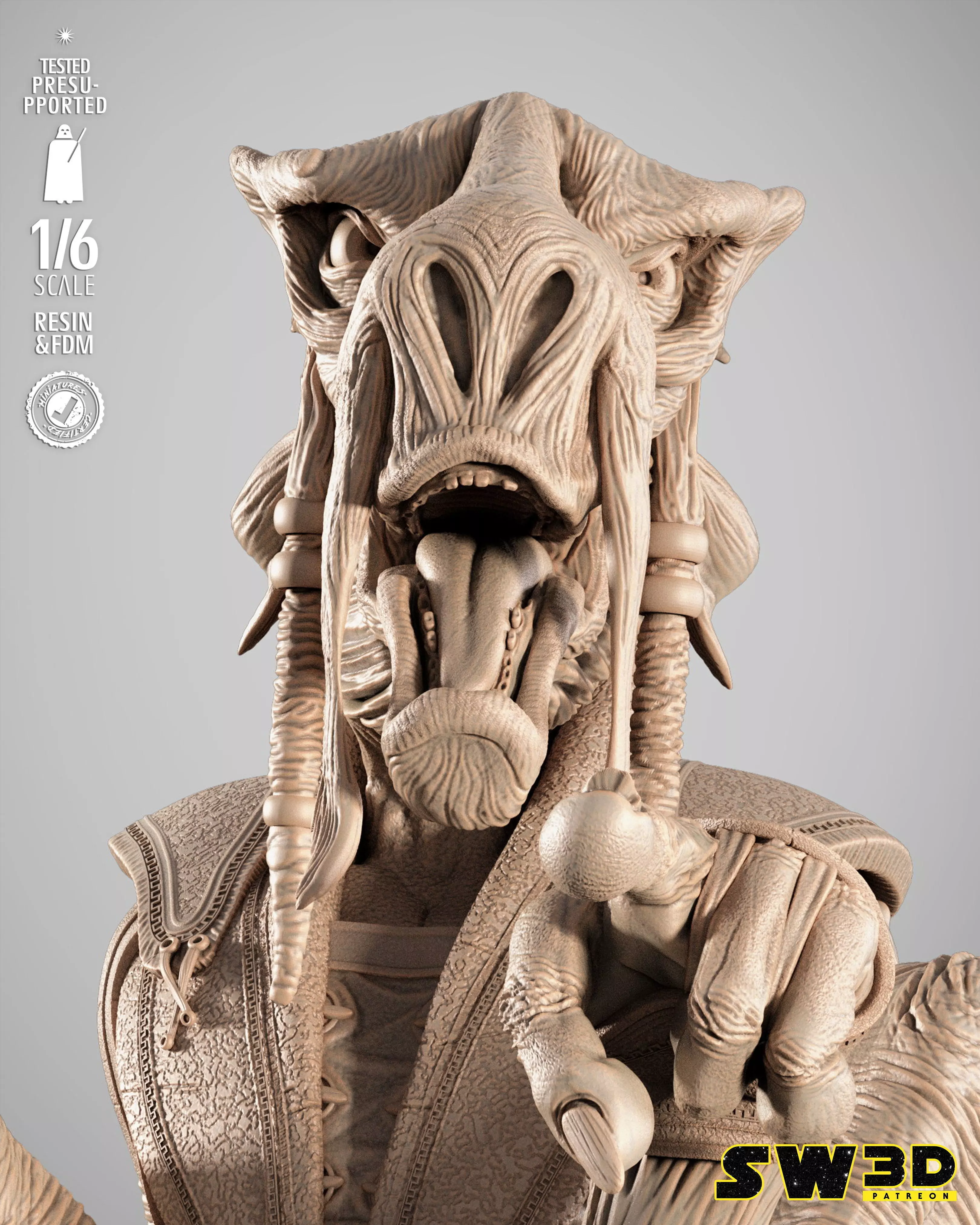 STAR WARS Sebulba Sculpture 3D print model_41