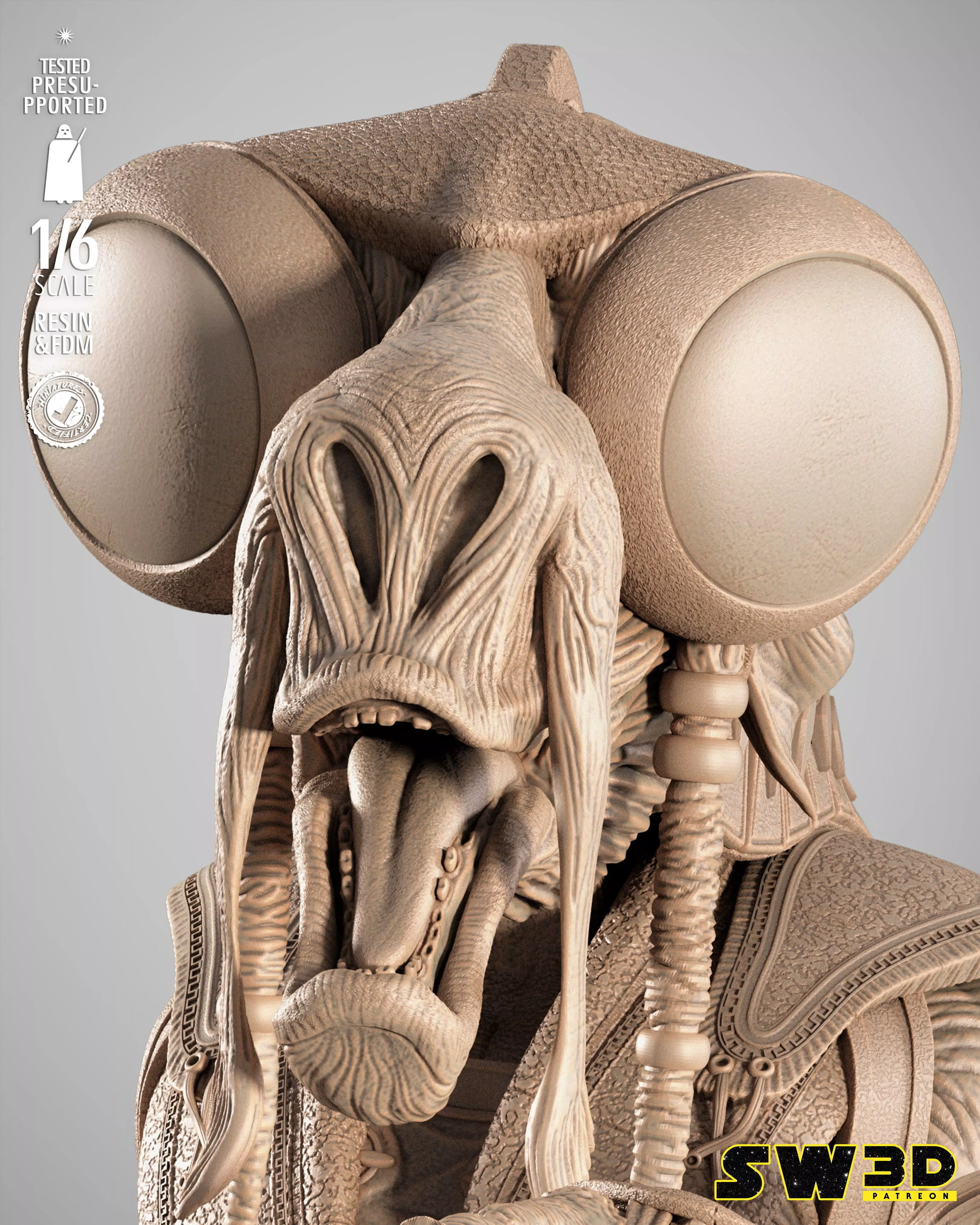 STAR WARS Sebulba Sculpture 3D print model_6
