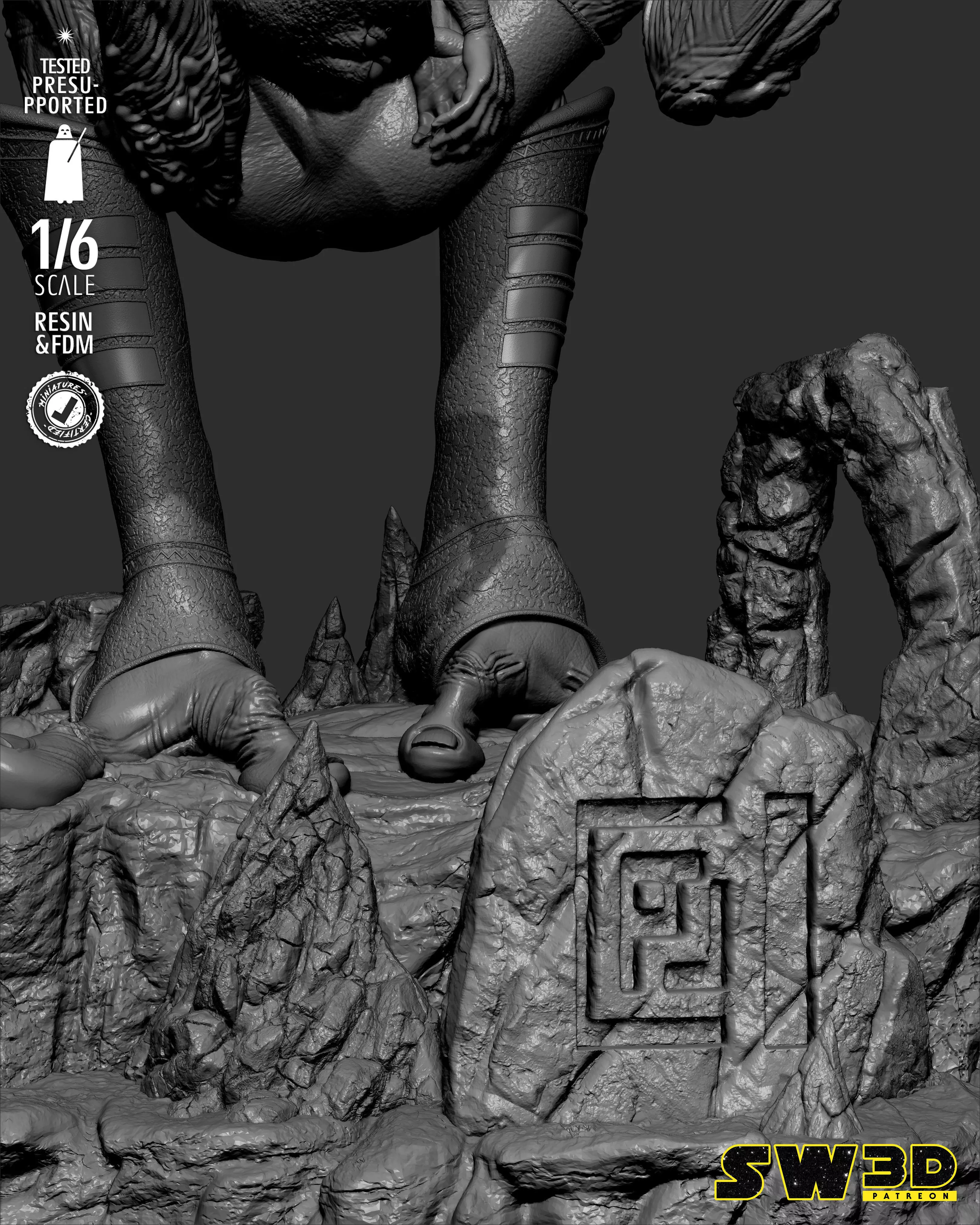 STAR WARS Sebulba Sculpture 3D print model_27