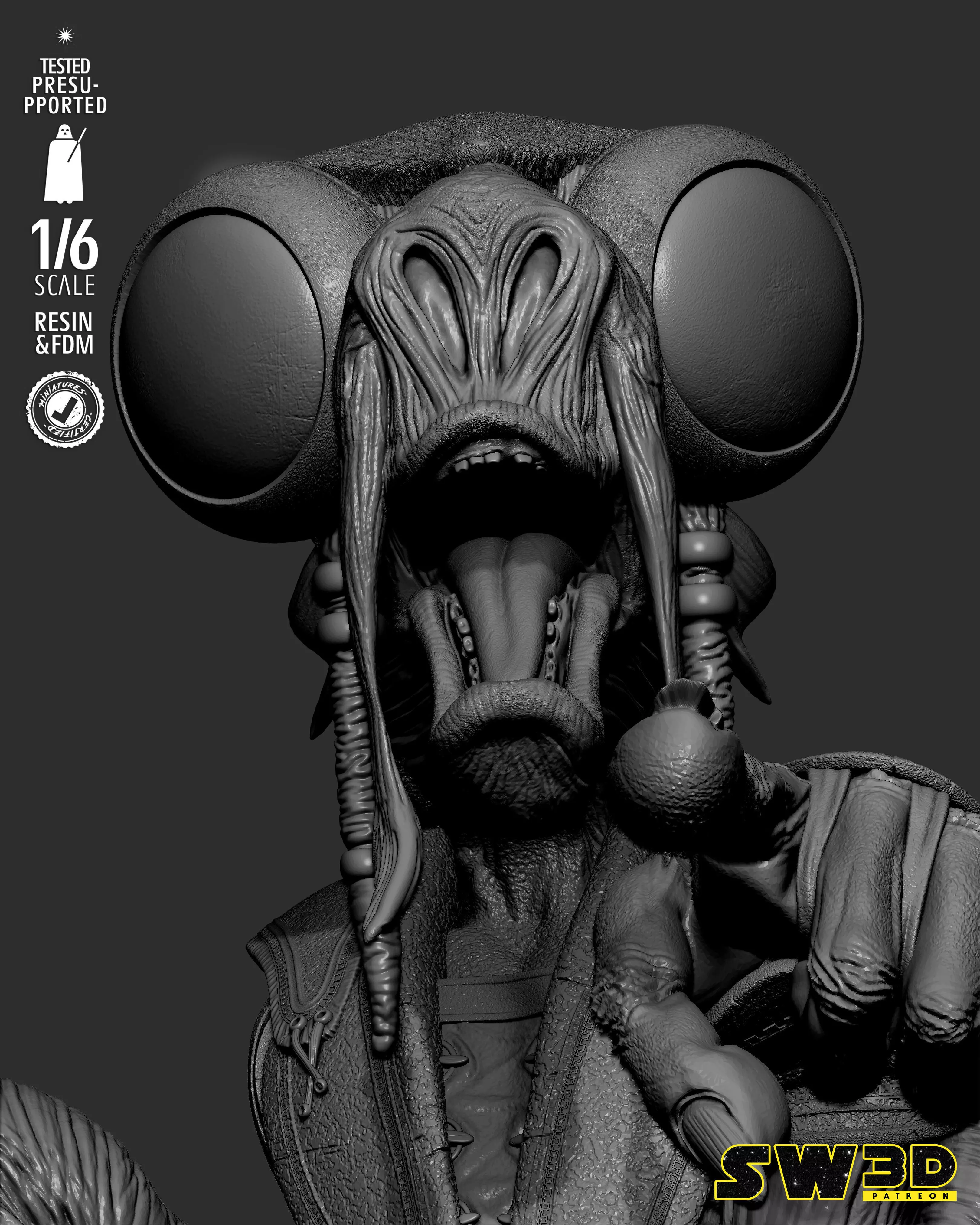 STAR WARS Sebulba Sculpture 3D print model_19