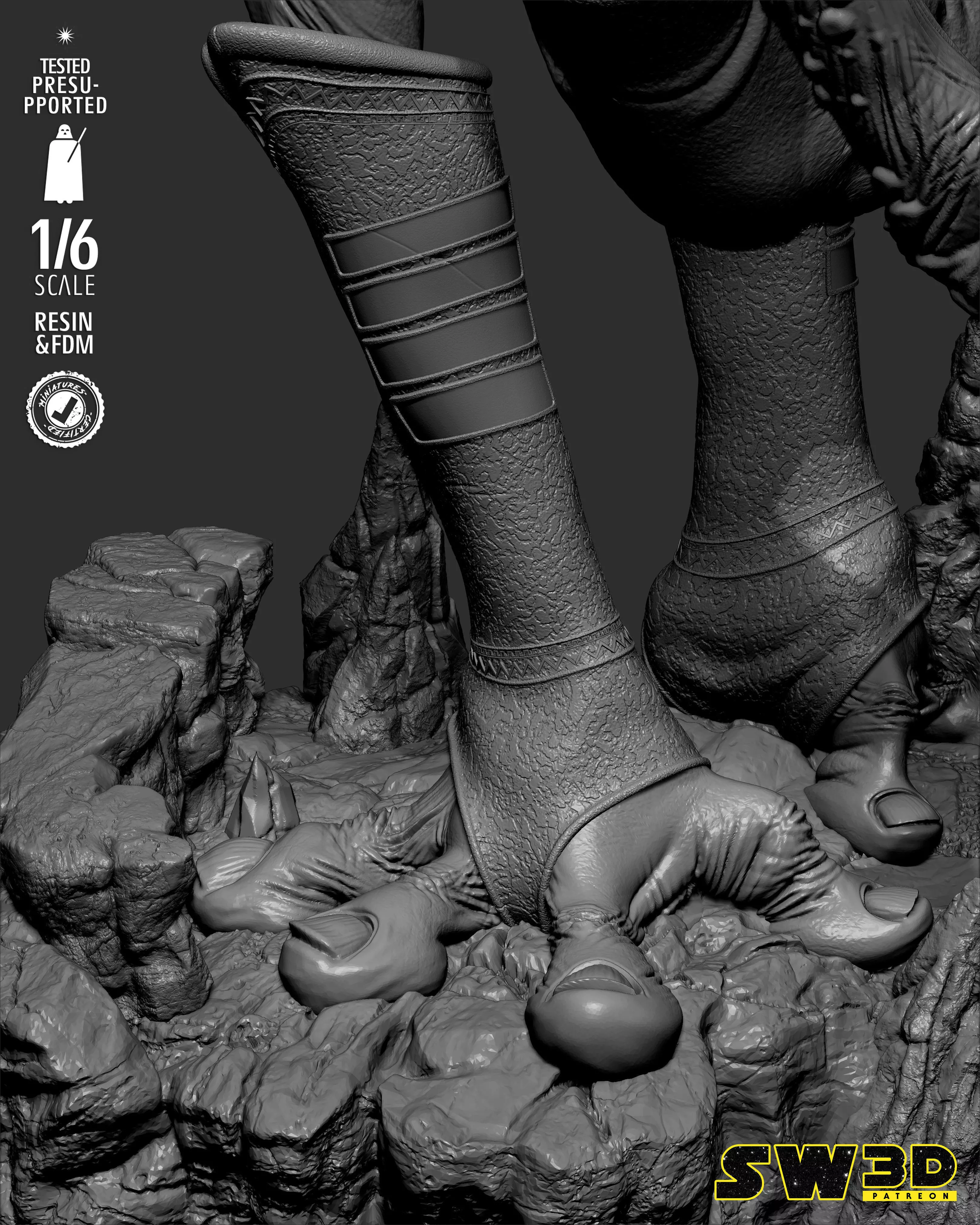 STAR WARS Sebulba Sculpture 3D print model_60