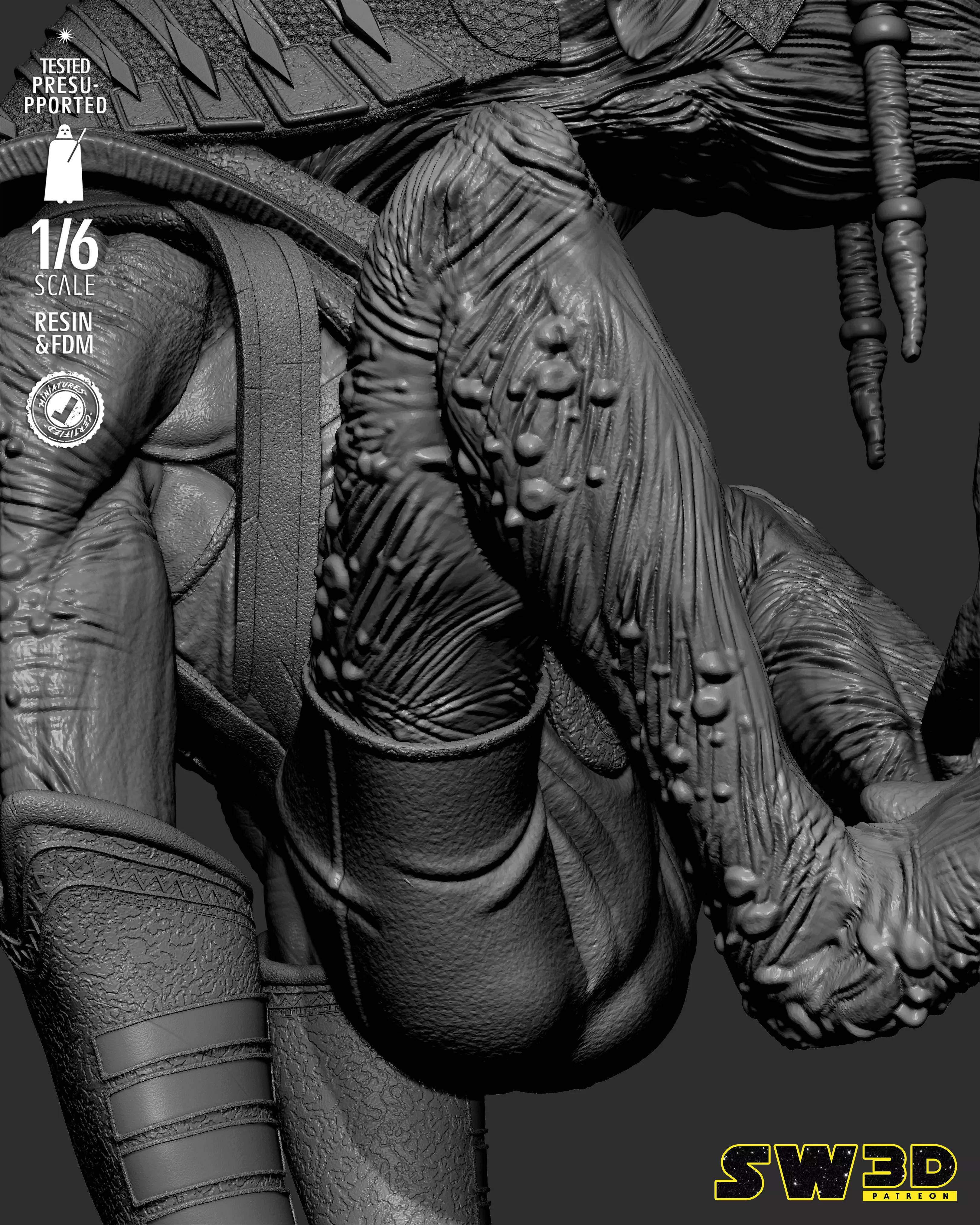 STAR WARS Sebulba Sculpture 3D print model_68