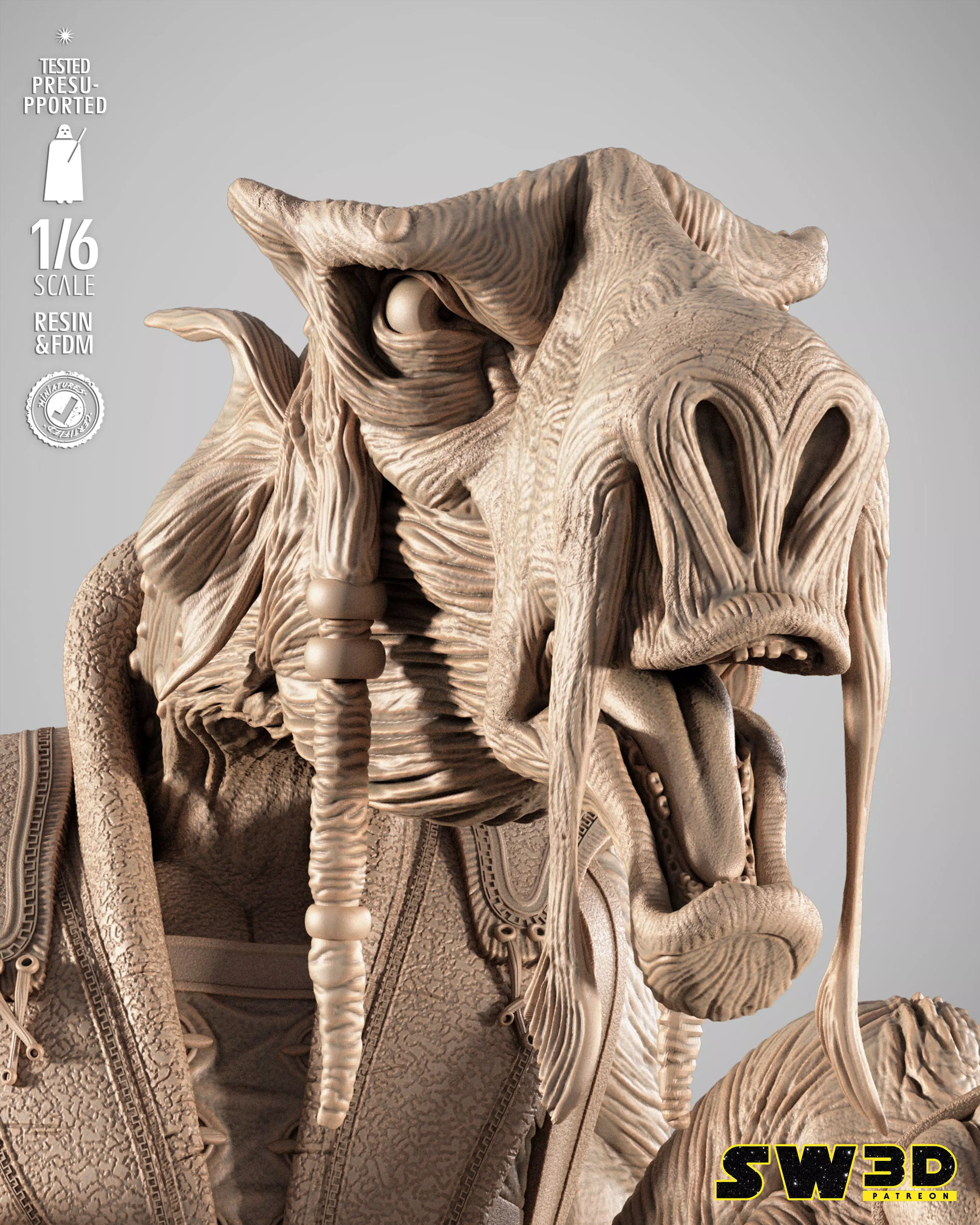 STAR WARS Sebulba Sculpture 3D print model_8