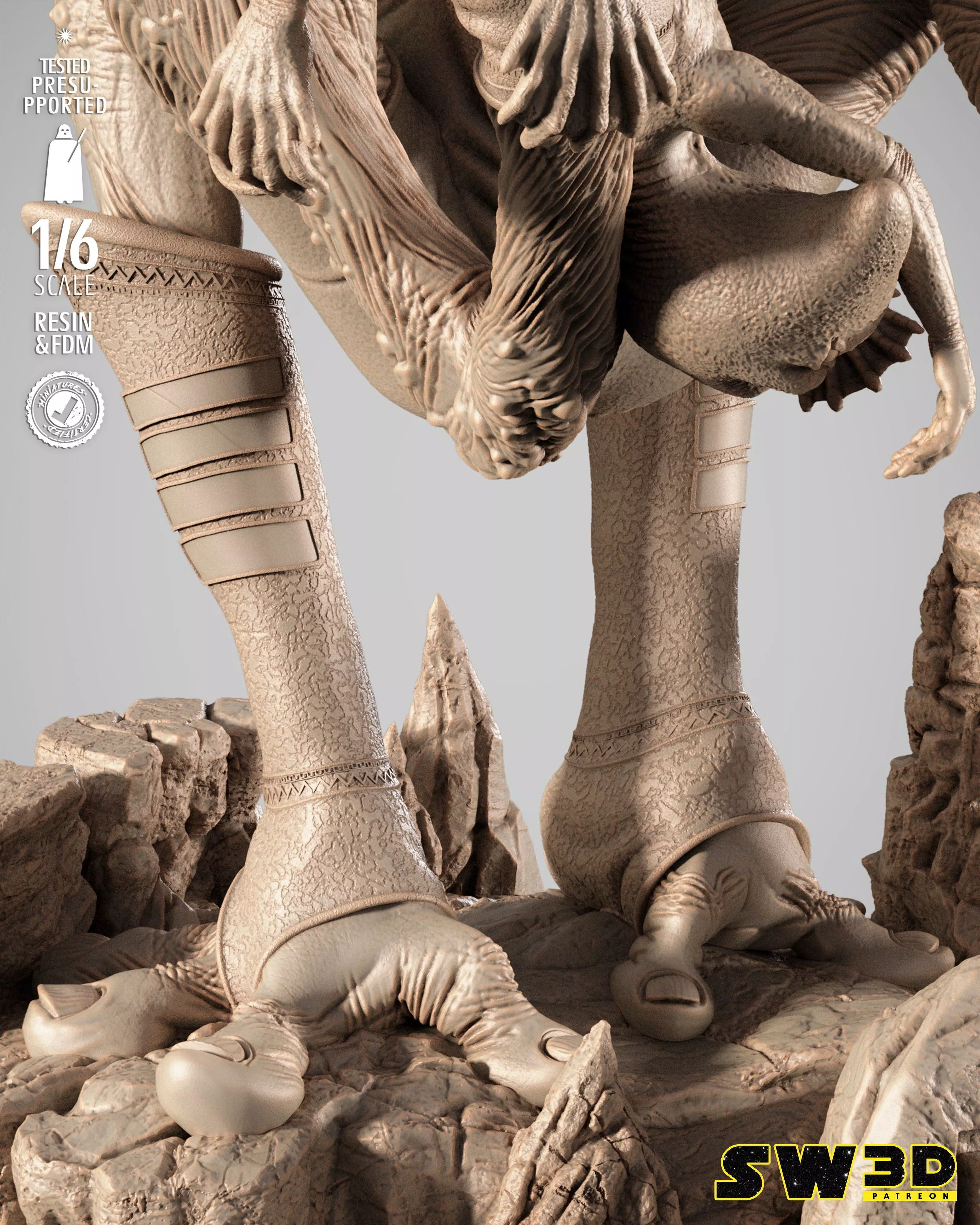 STAR WARS Sebulba Sculpture 3D print model_51