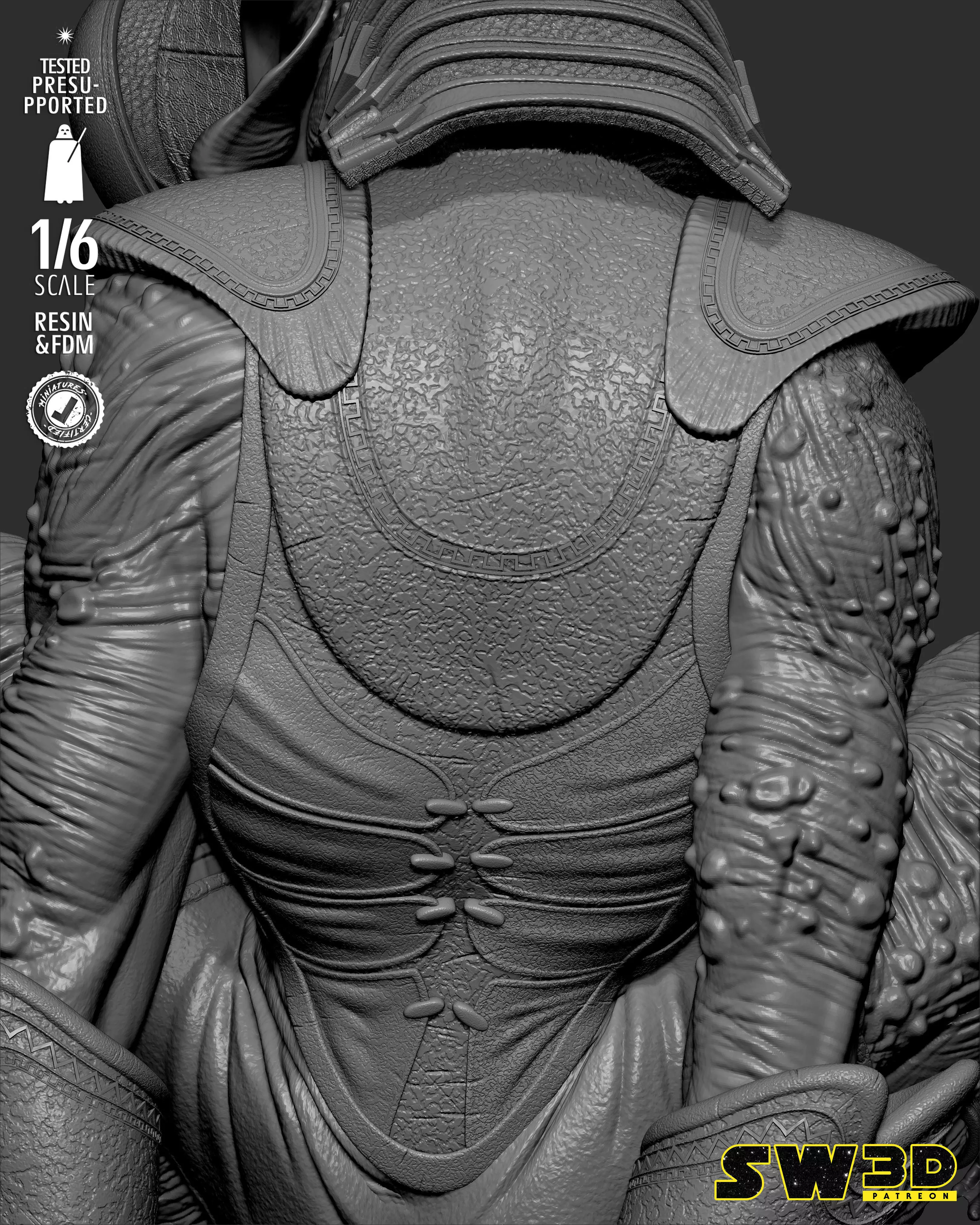 STAR WARS Sebulba Sculpture 3D print model_29