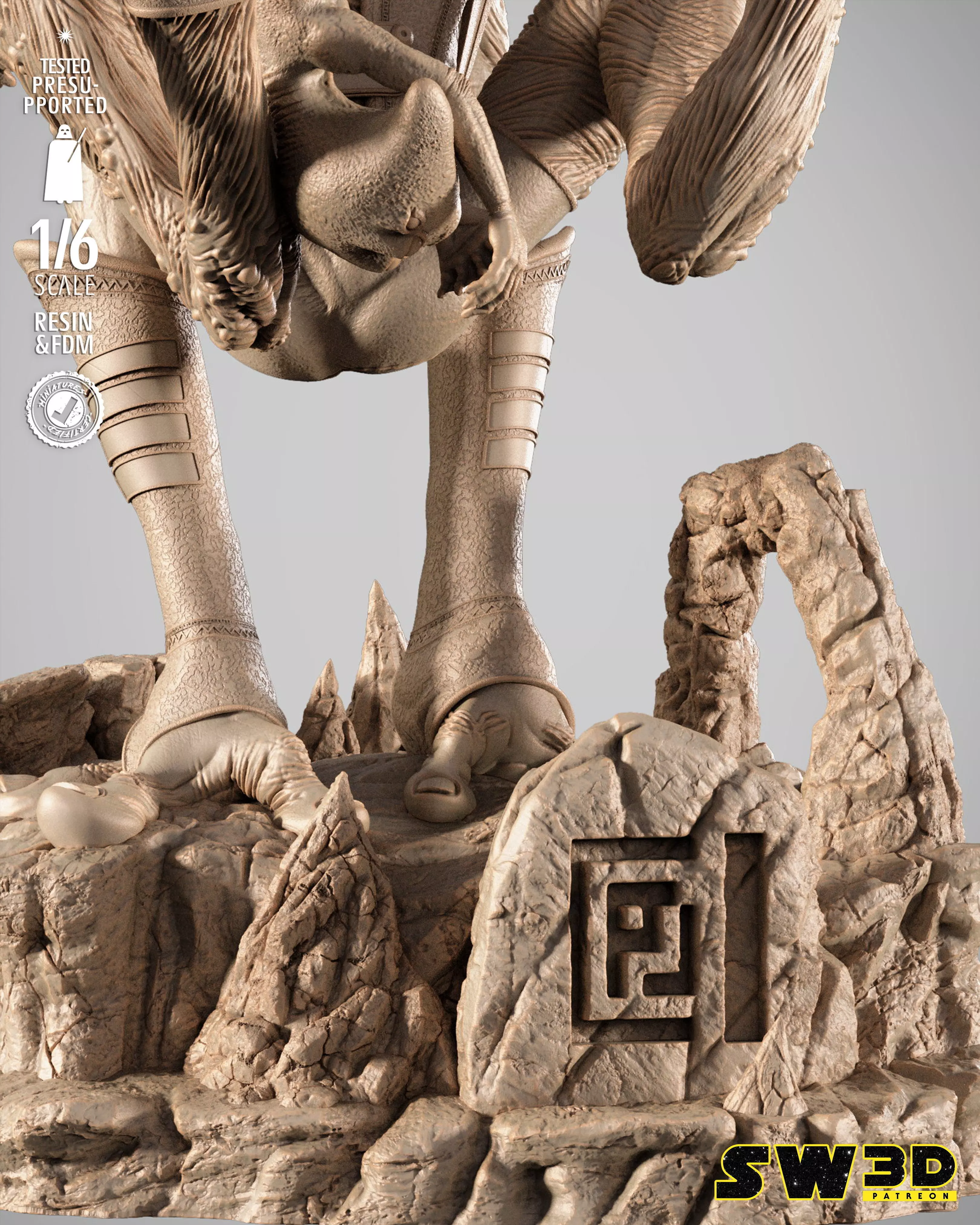 STAR WARS Sebulba Sculpture 3D print model_15