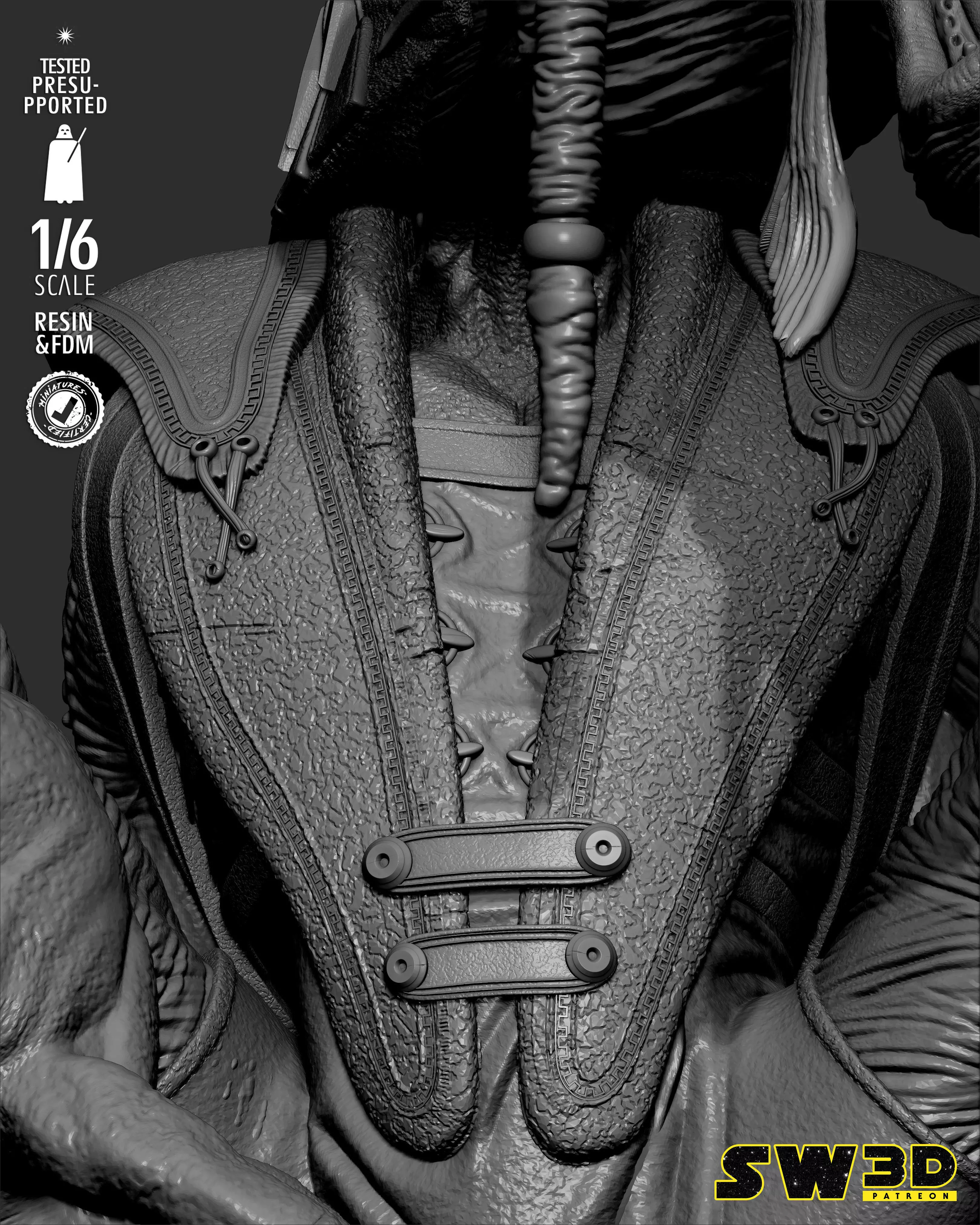 STAR WARS Sebulba Sculpture 3D print model_23