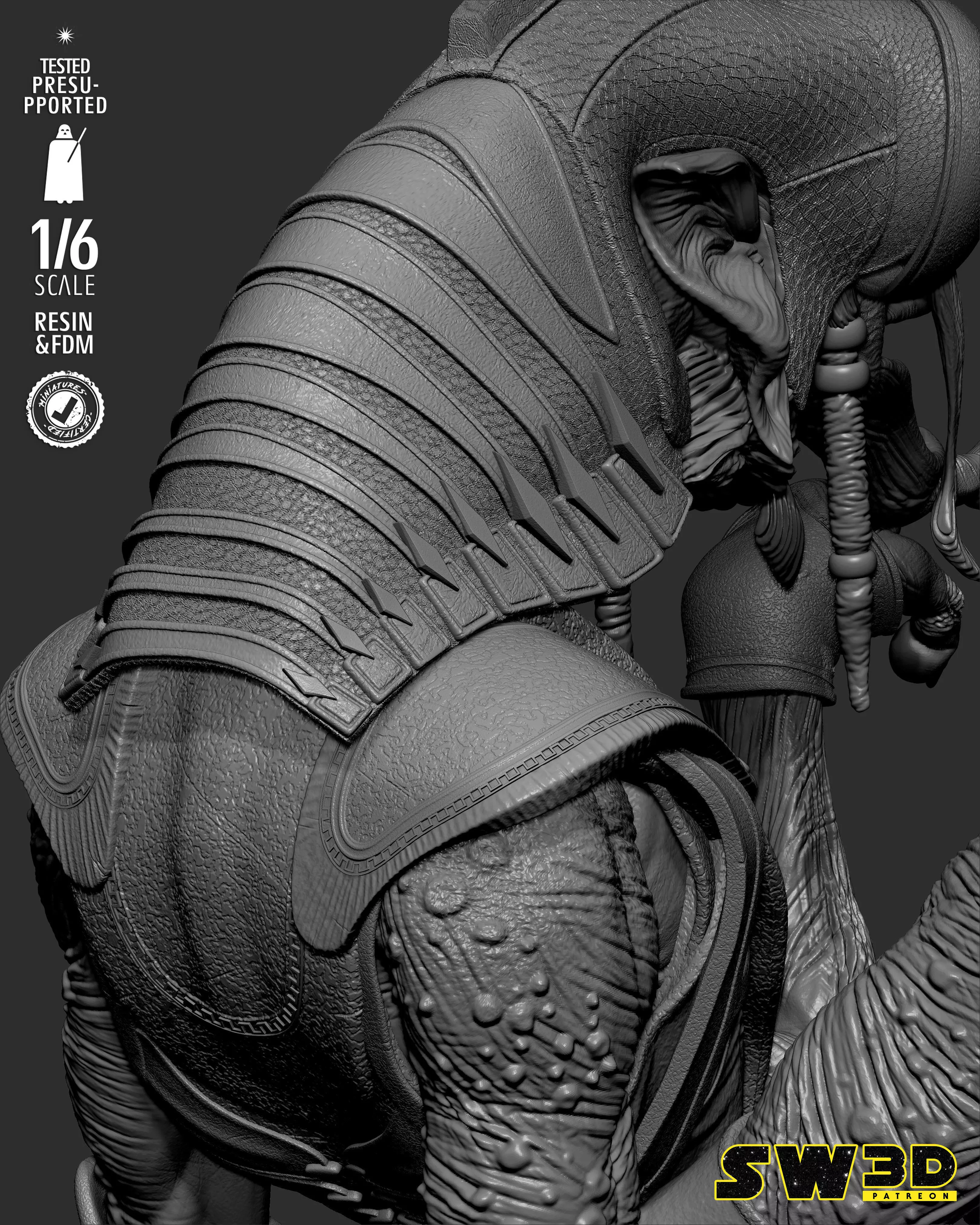 STAR WARS Sebulba Sculpture 3D print model_33