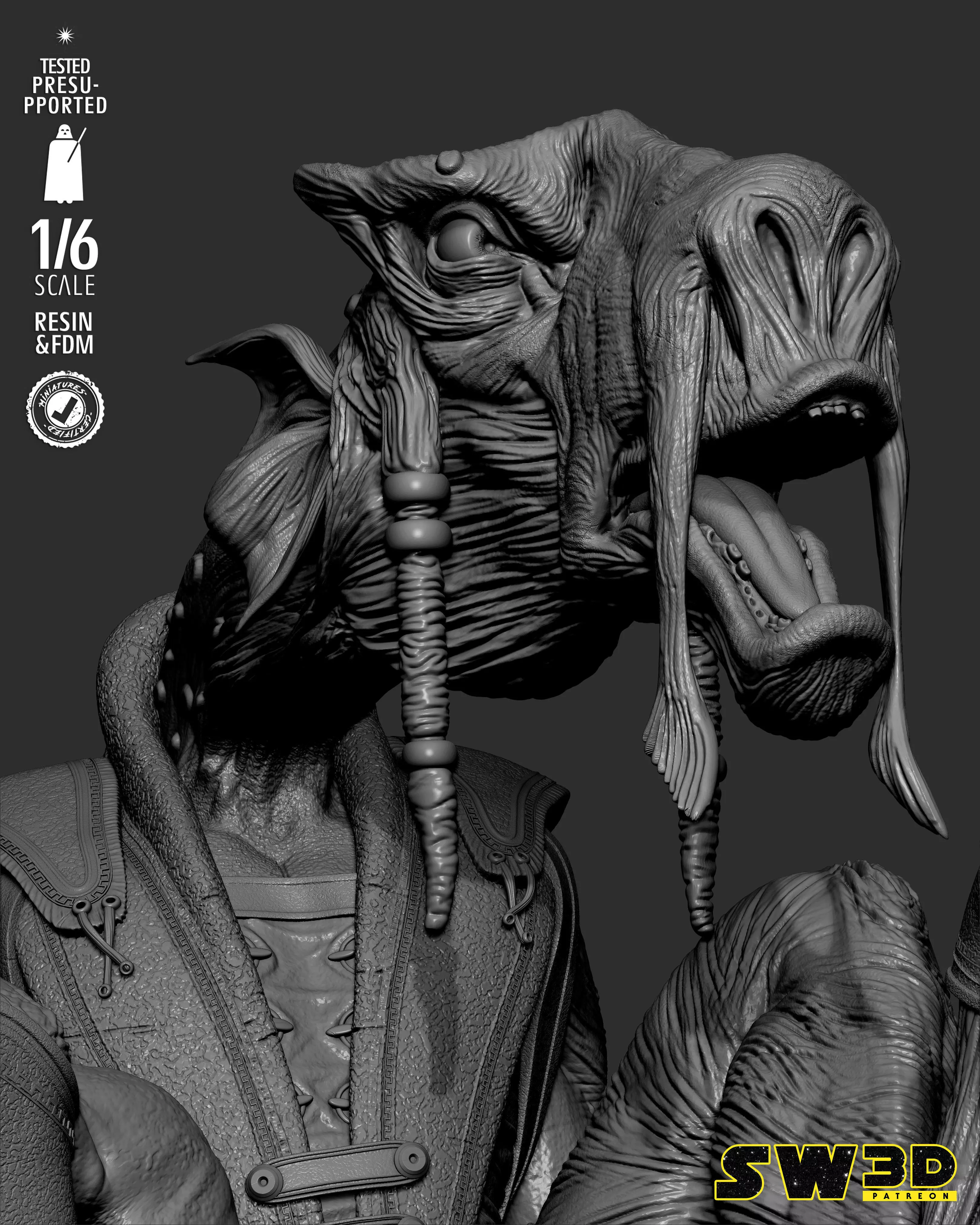 STAR WARS Sebulba Sculpture 3D print model_22