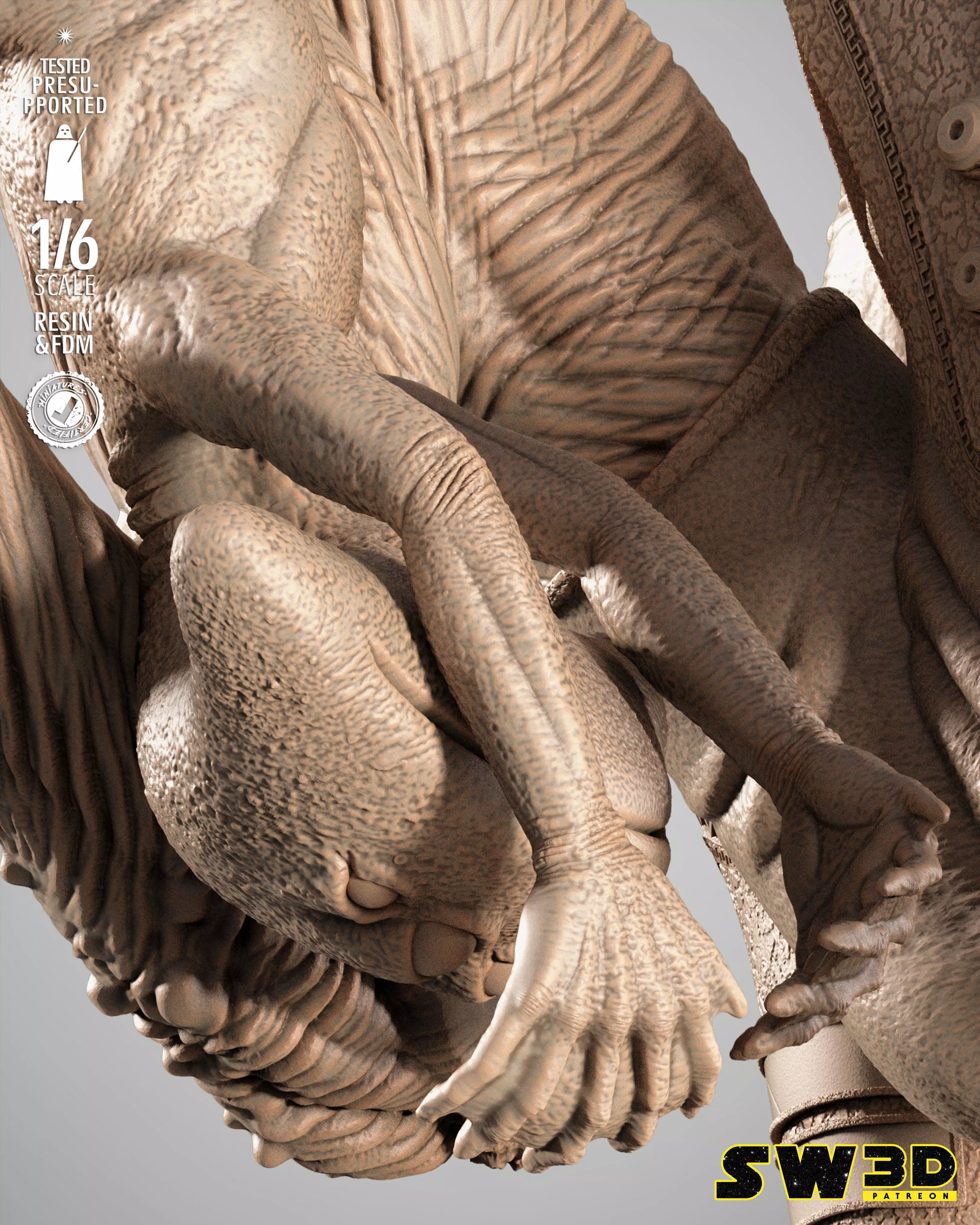 STAR WARS Sebulba Sculpture 3D print model_13