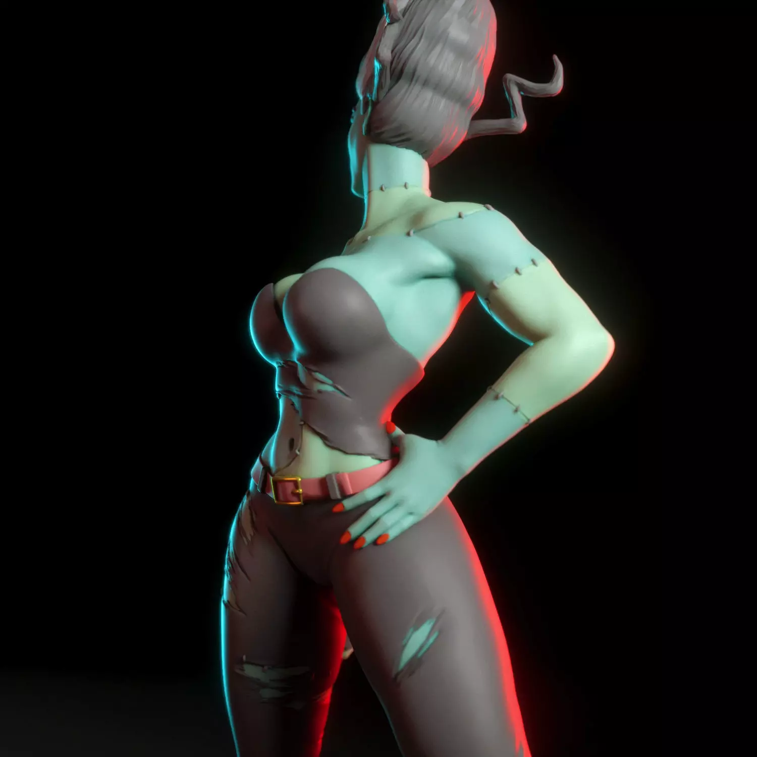 The Bride from Creature Commandos 3D print model_6