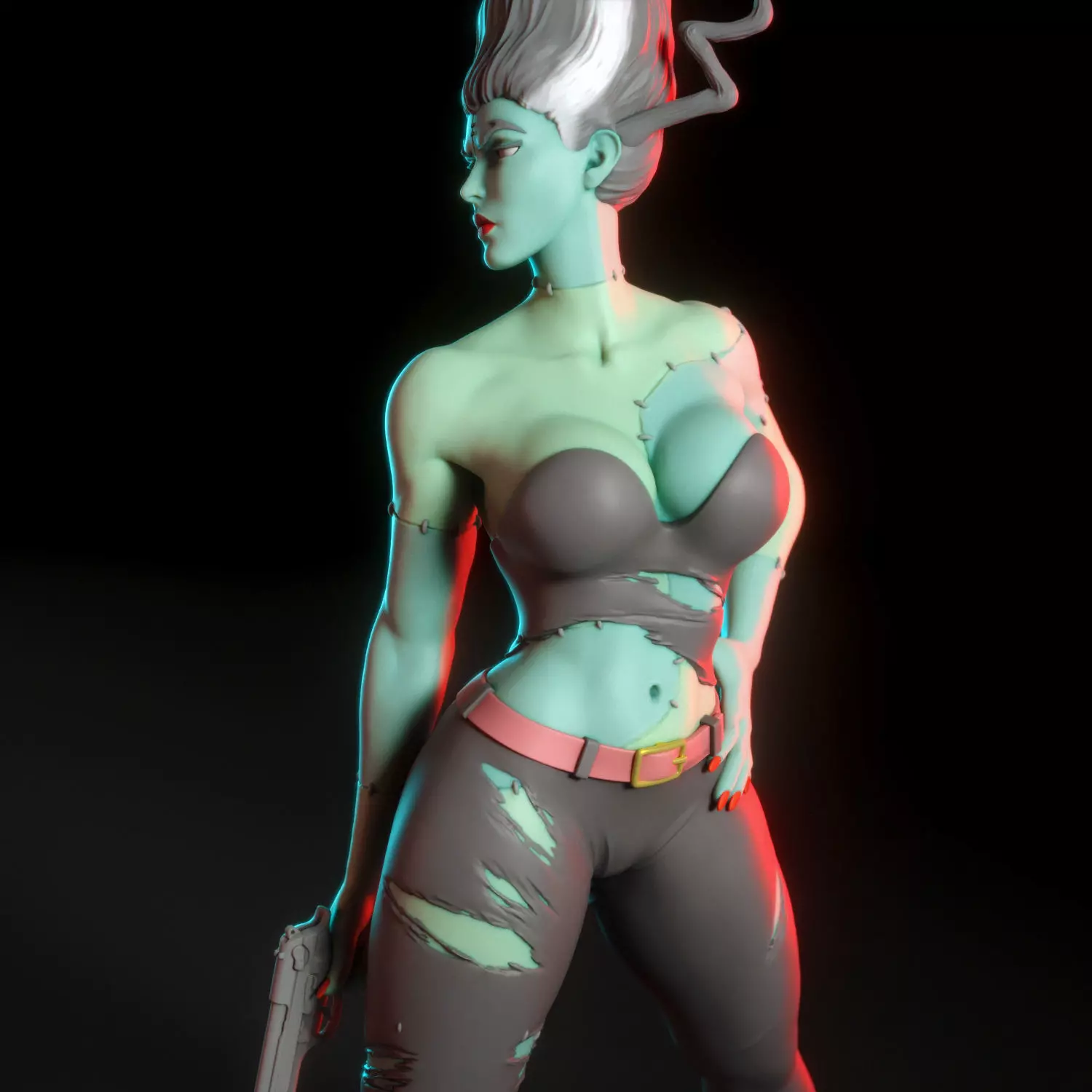 The Bride from Creature Commandos 3D print model_11