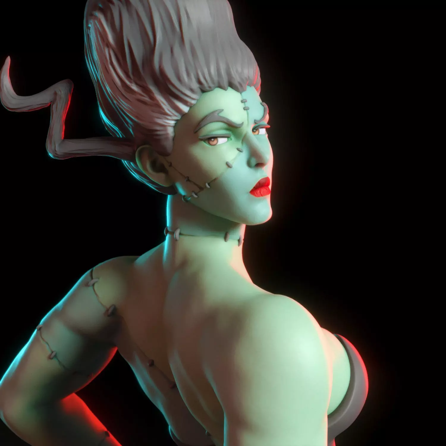 The Bride from Creature Commandos 3D print model_13