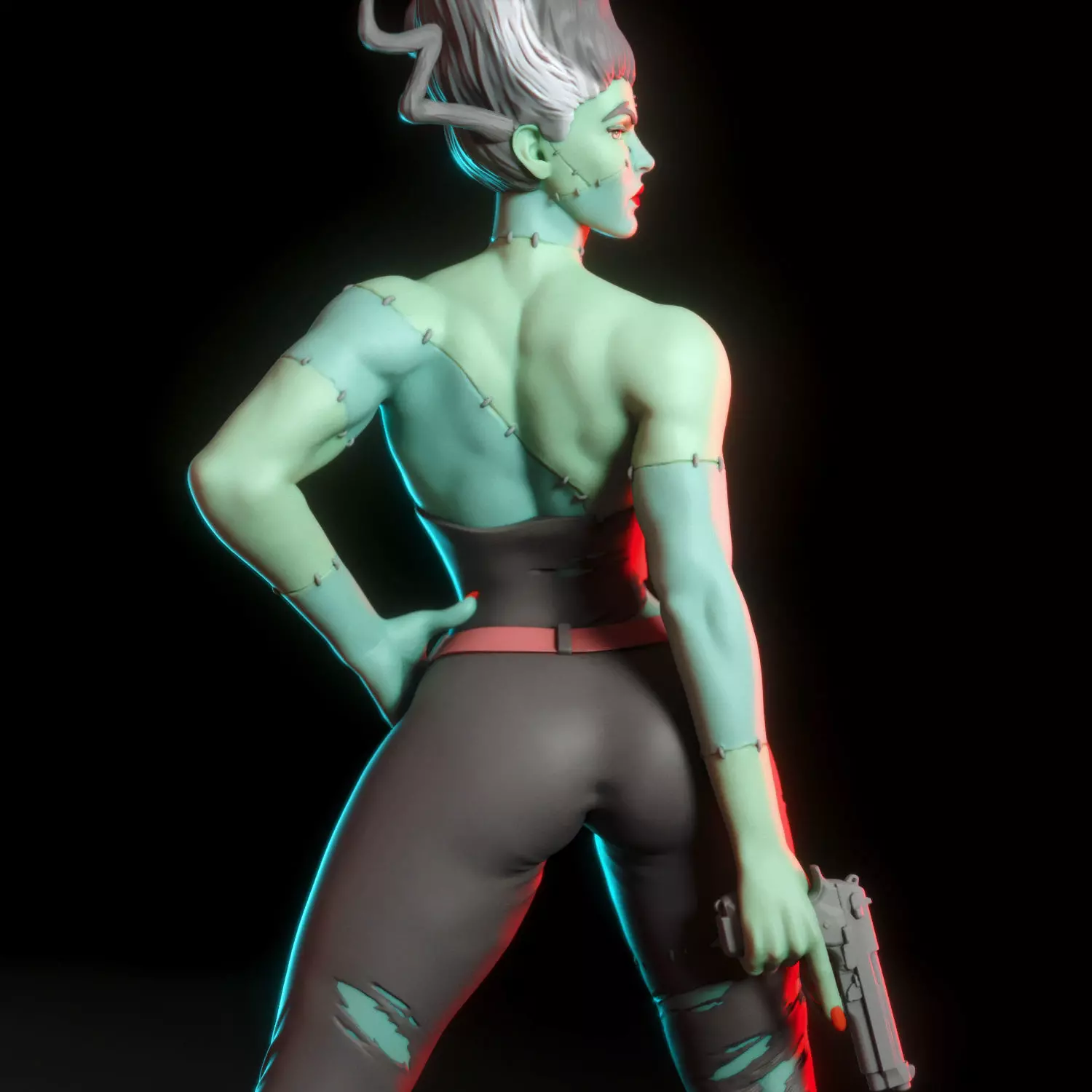 The Bride from Creature Commandos 3D print model_2