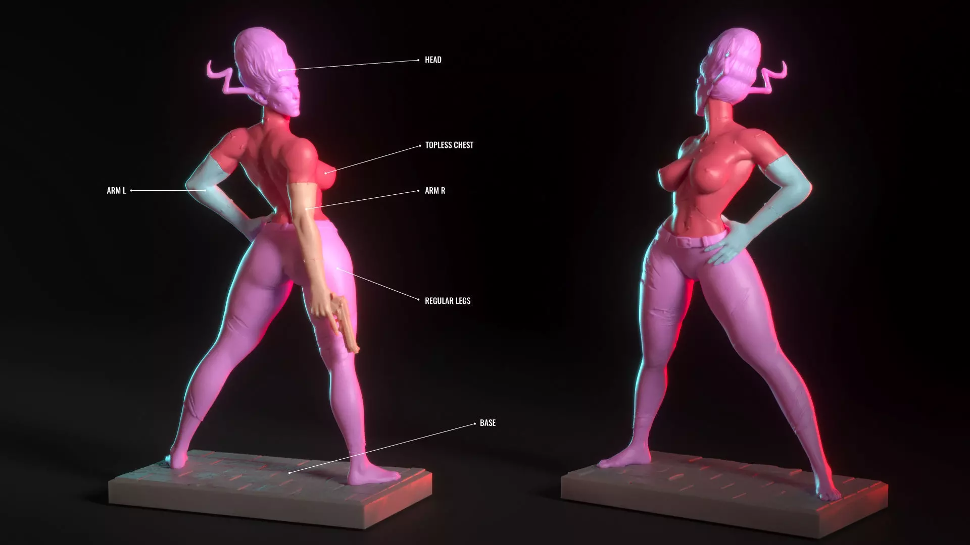 The Bride from Creature Commandos 3D print model_18