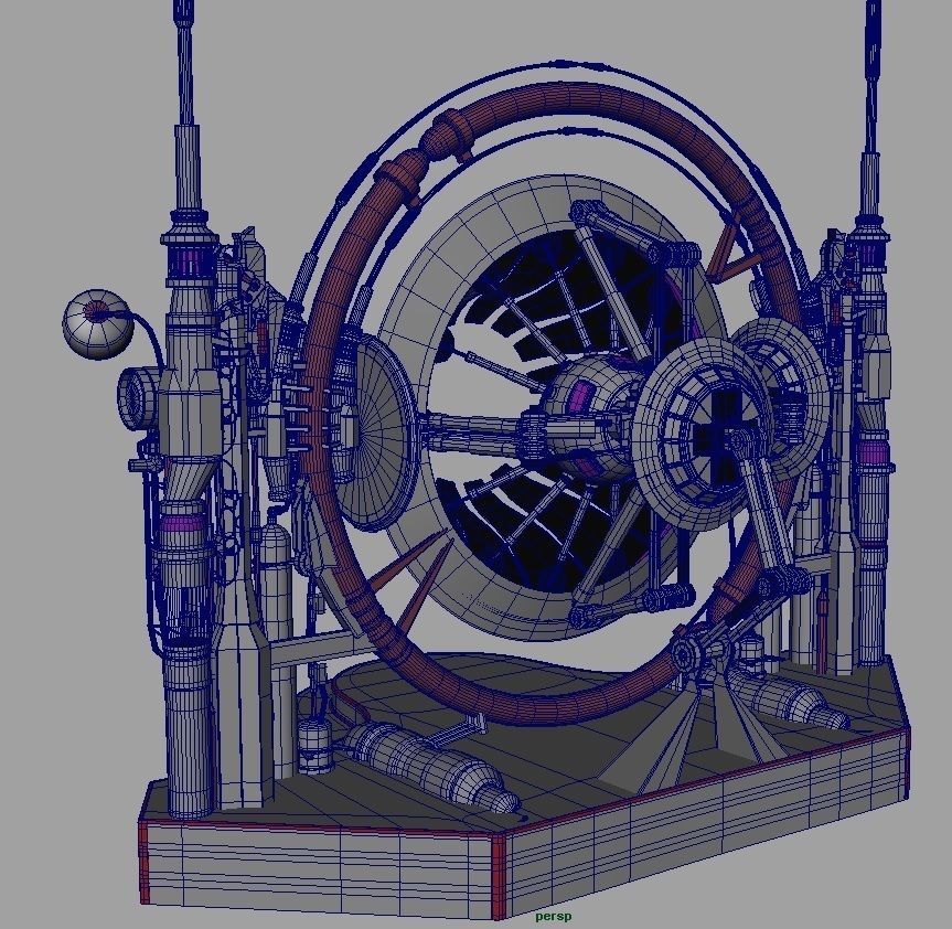 Time Machine 3D model_2