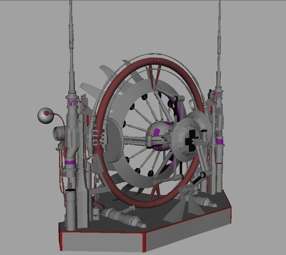 Time Machine 3D model_1