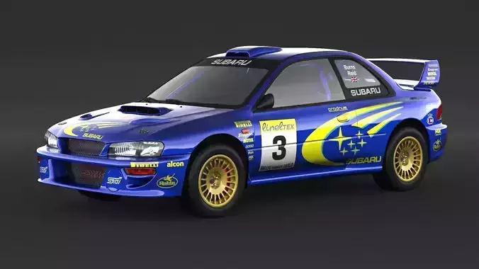 Subaru Impreza 22b STI Rally Car