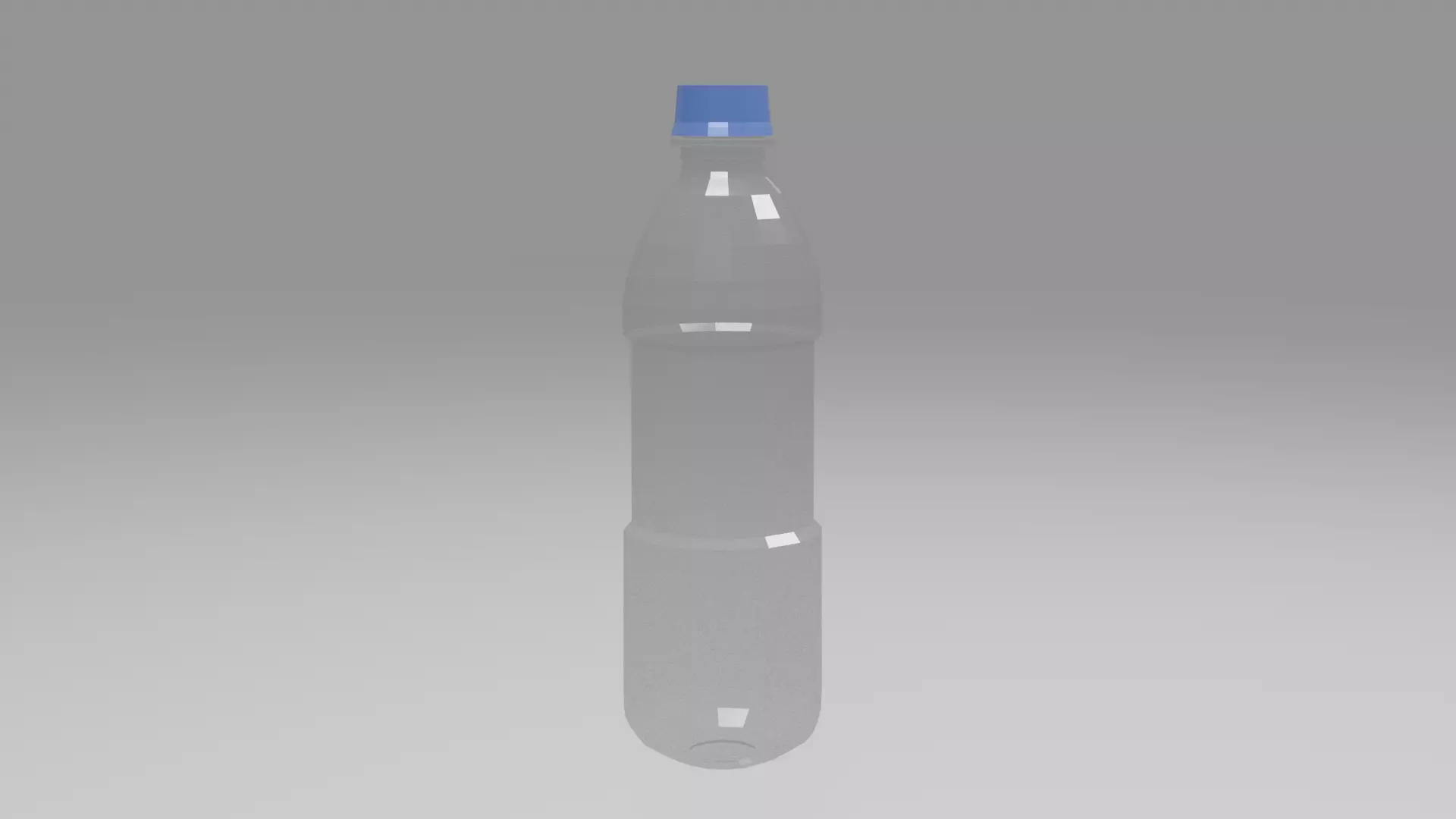 Low-Poly Plastic Water Bottle  Game-Ready 3D Model Low-poly 3D model_7