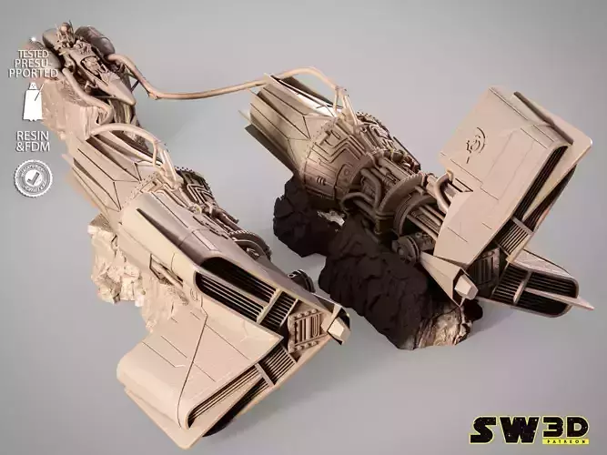 STAR WARS Sebulba Podracer Sculpture