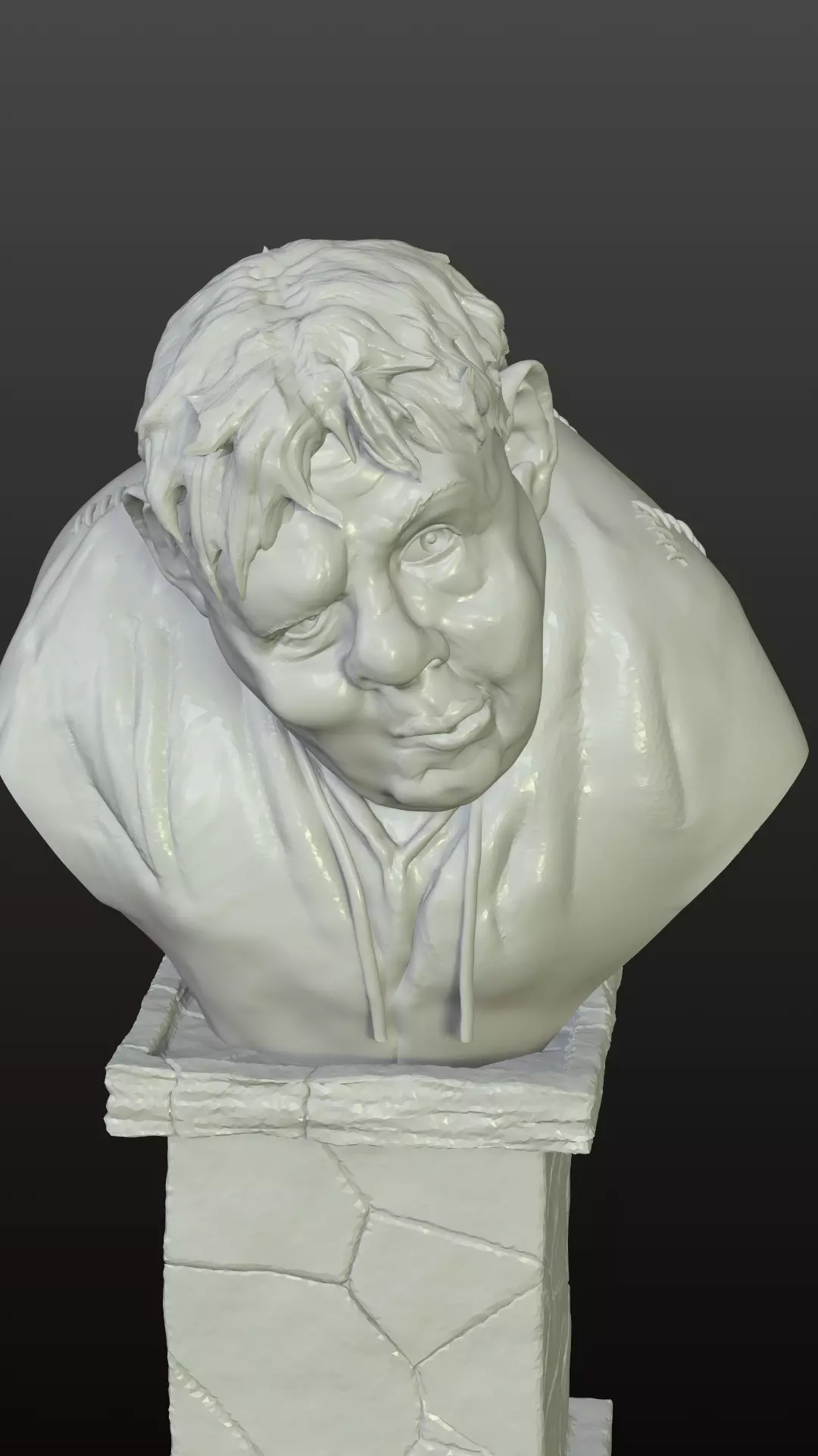 Hunchback of Notre Dame - Charles Laughton bust 3D print model_1