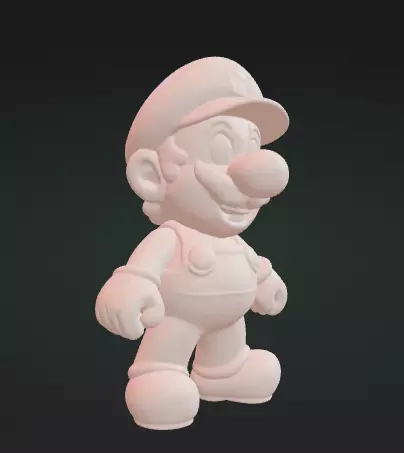 Mario Bros 3D Model Stylized Video Game Character Free 3D print model