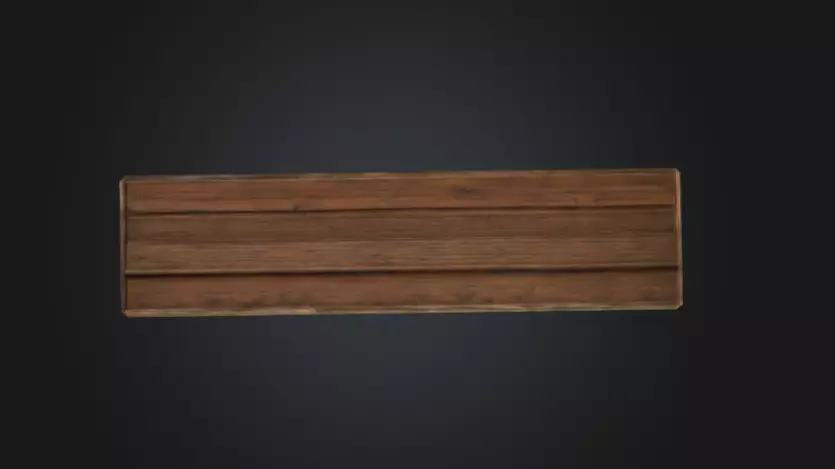 Arched Frame Mystery Low-poly 3D model_16