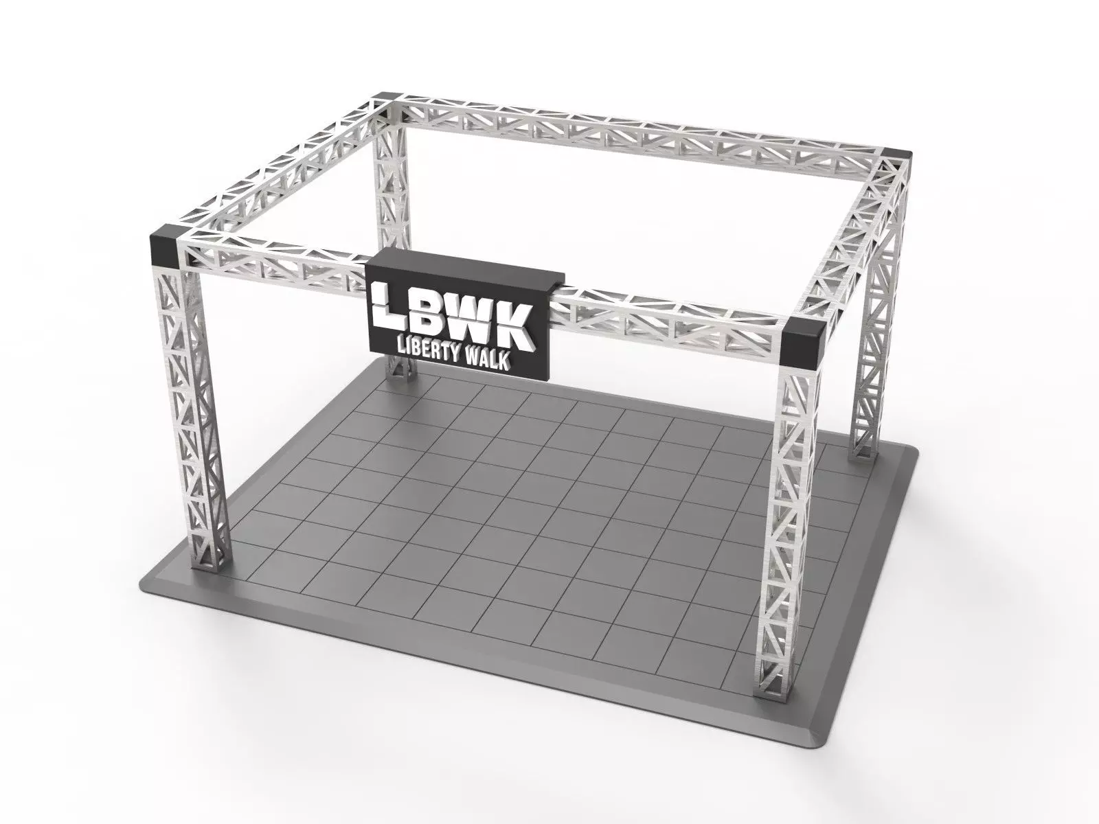 EXPOSITOR LIBERTY WALK - CARSHOW DIORAMA 1-64 - LBWK 3D print model