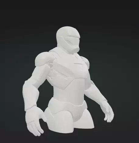Iron Man 3D Model Realistic Superhero Figure Free 3D print model