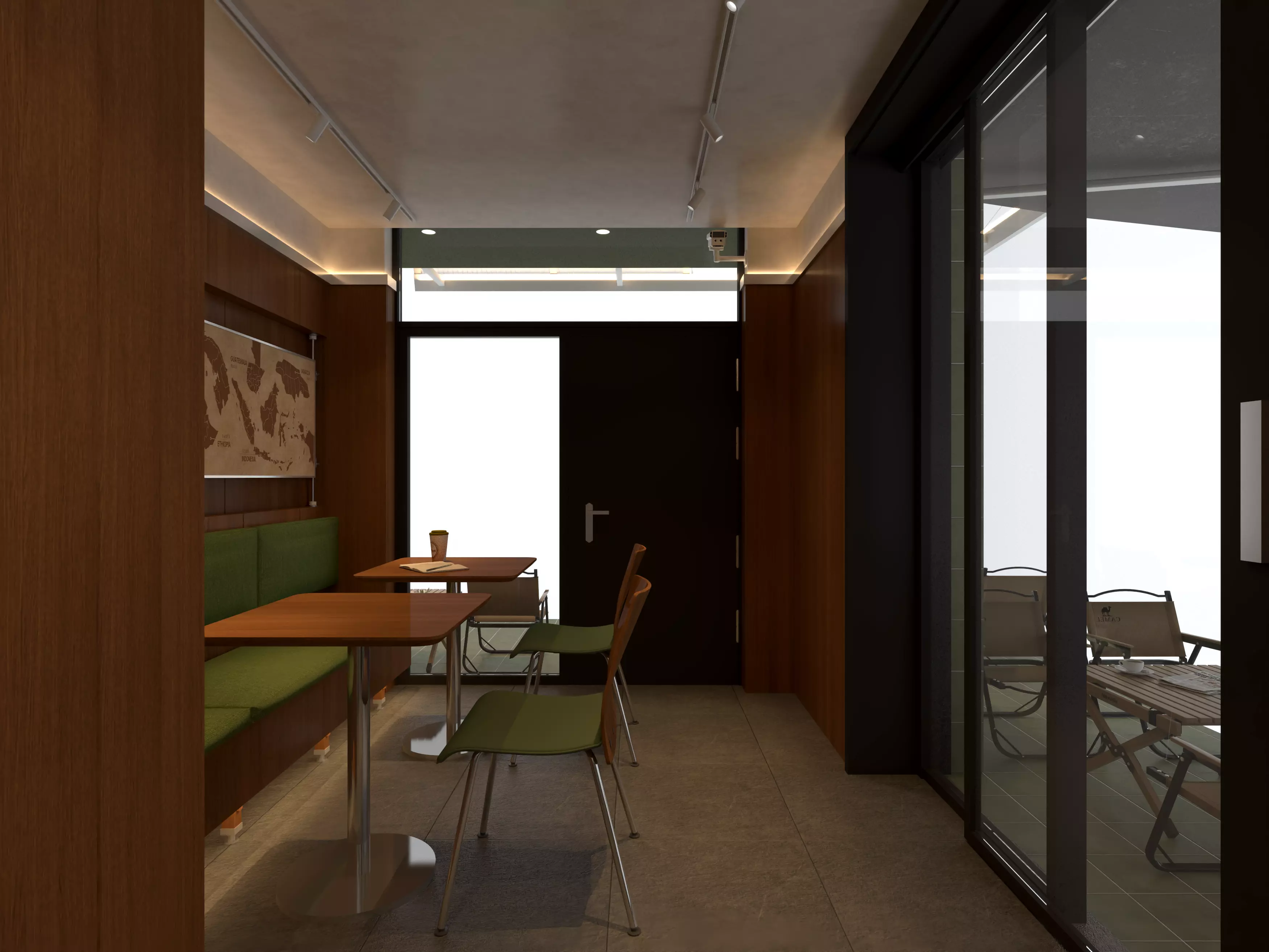 coffee shop  3D model_7