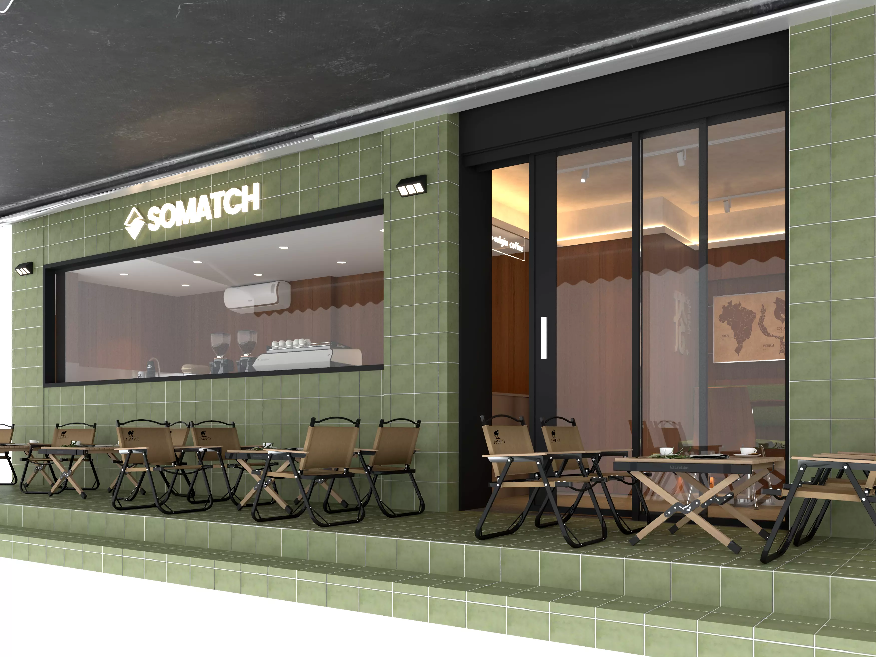 coffee shop  3D model_5