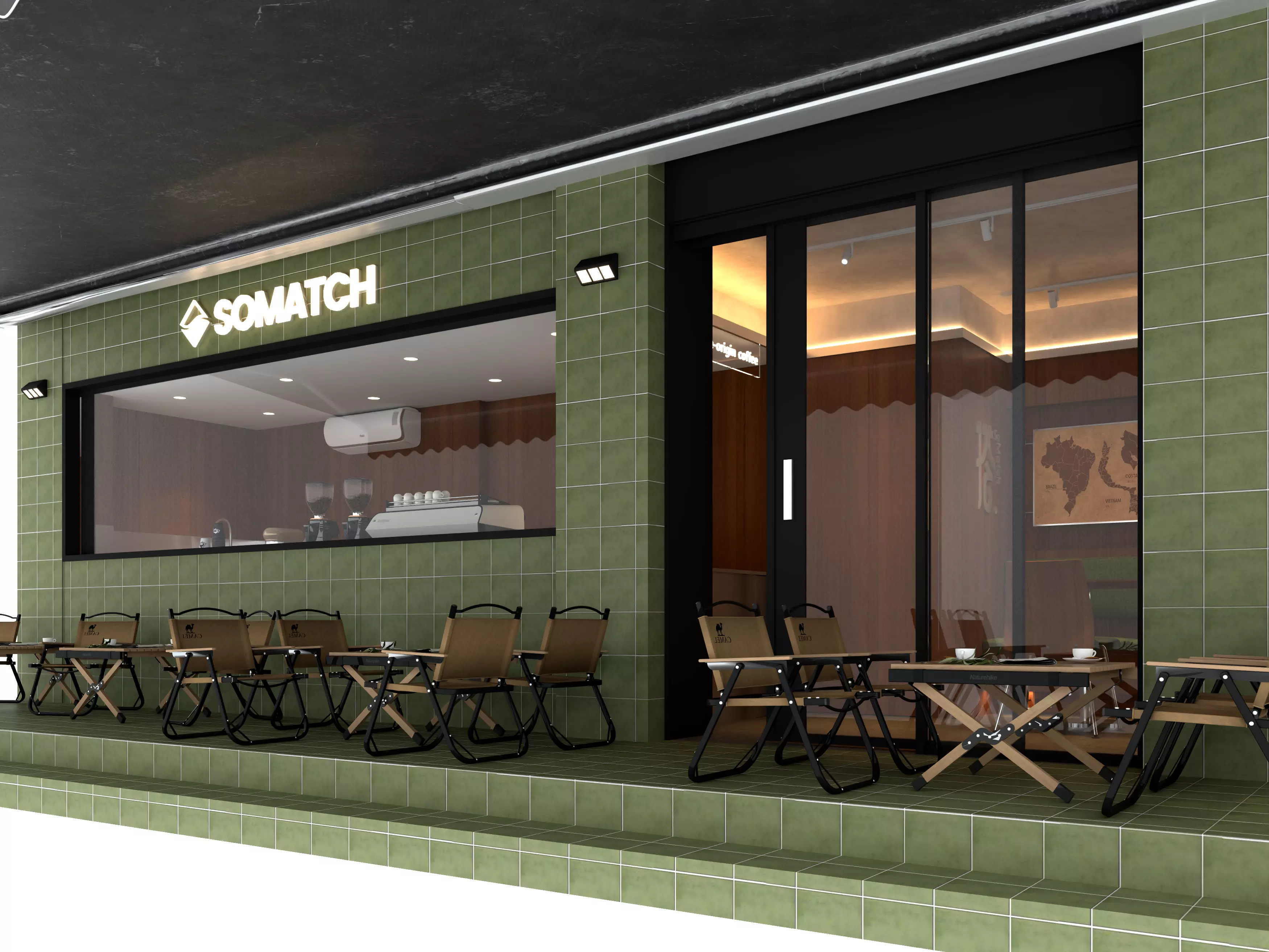 coffee shop  3D model_3