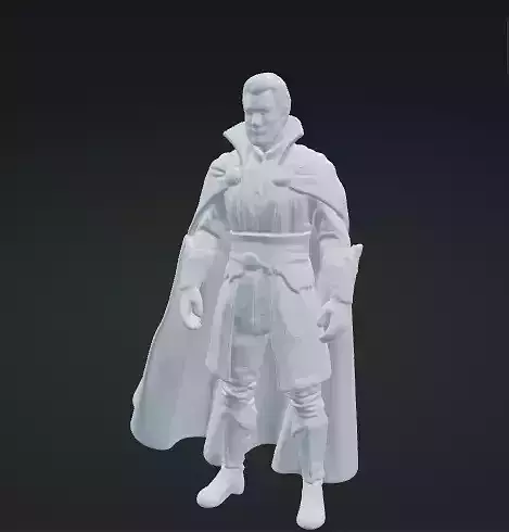 Doctor Strange 3D Model Realistic Superhero Figure