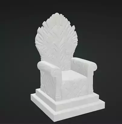 Wakanda Throne 3D Model Realistic Marvel Prop