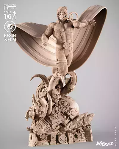 Wicked Marvel Banshee Sculpture