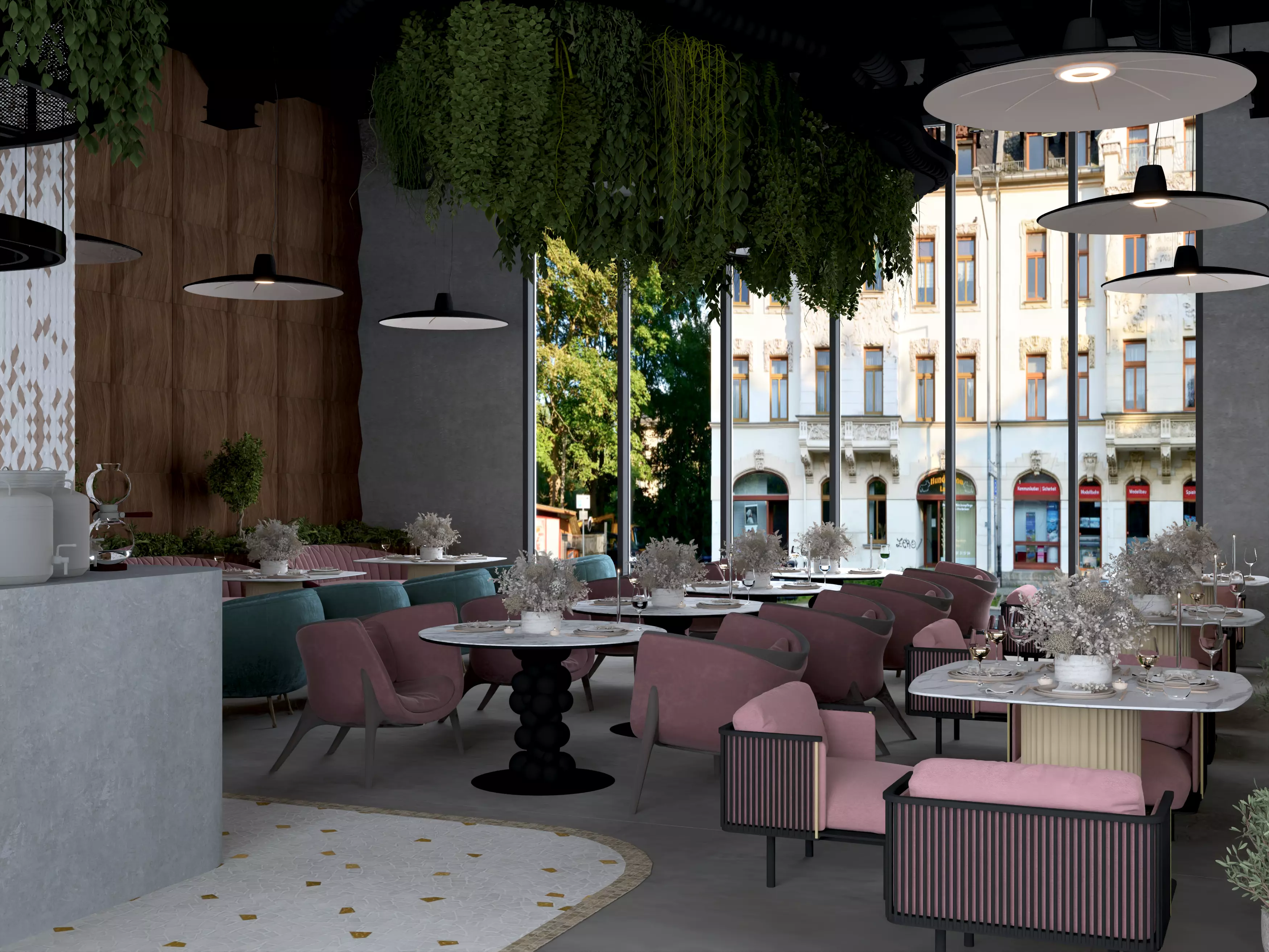 coffee shop 3D model