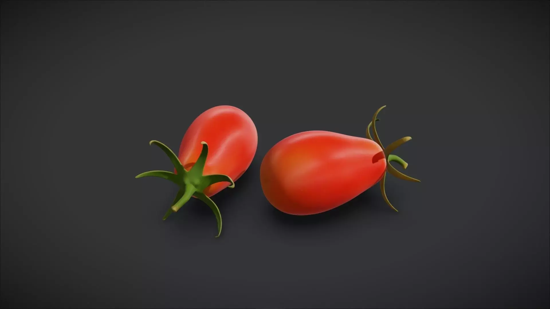 Sweet Cherry Tomato 3D model_1