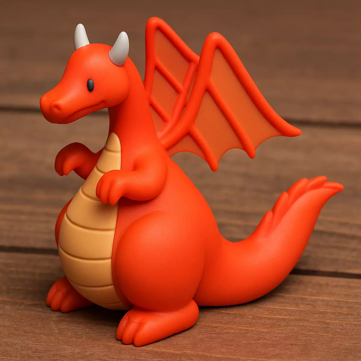 Cute Dragon Figurine 3D print model_1