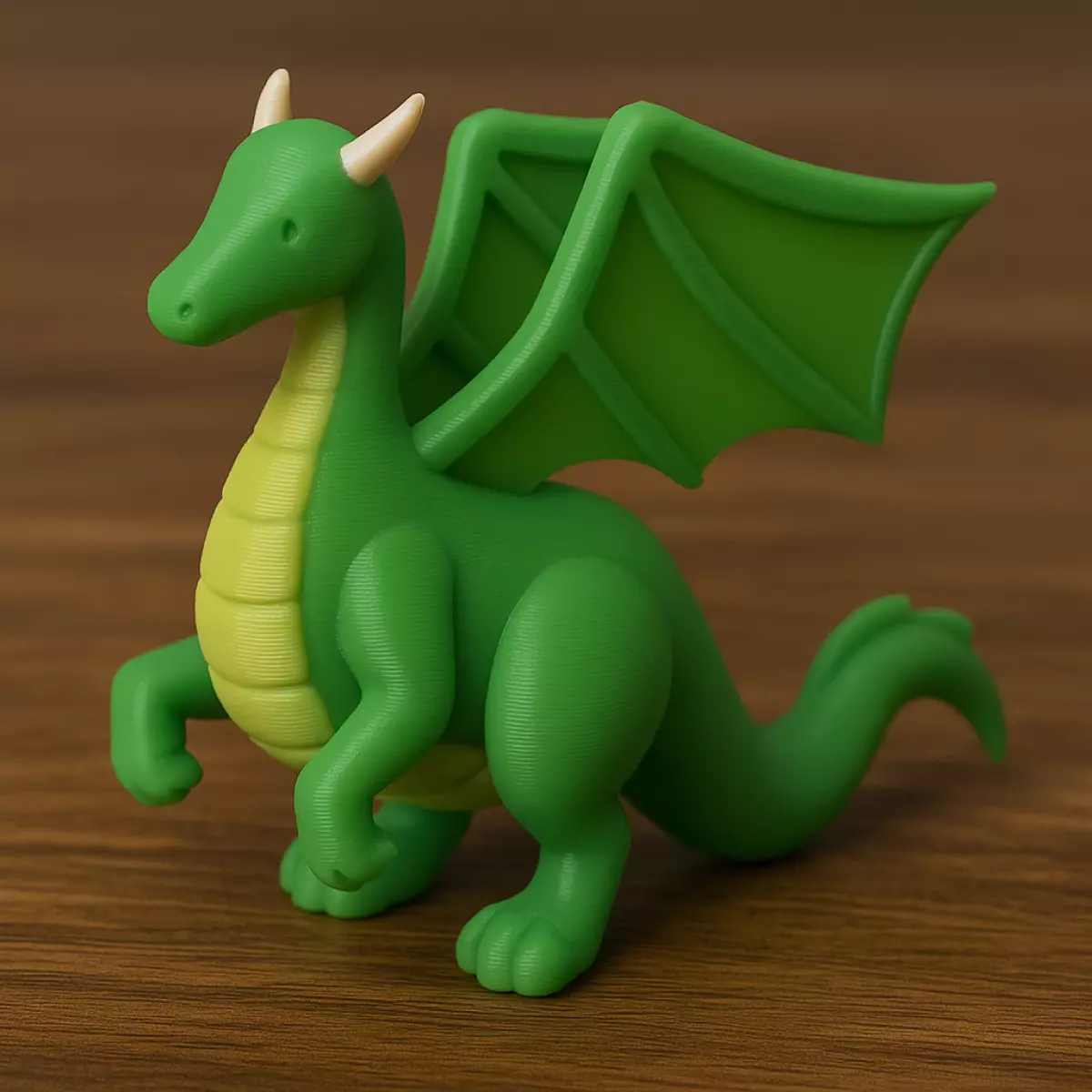 Little Dragon Figurine 3D print model_0