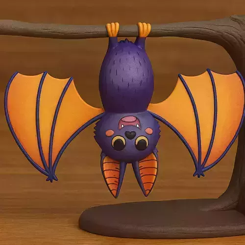 Cute Hanging Bat Figurine