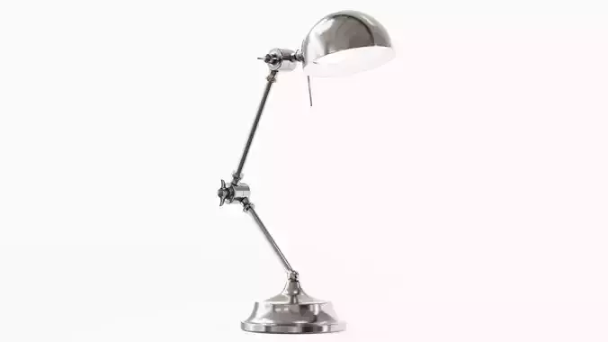 Firstlight Beau Desk Lamp Steel Low-poly 3D model