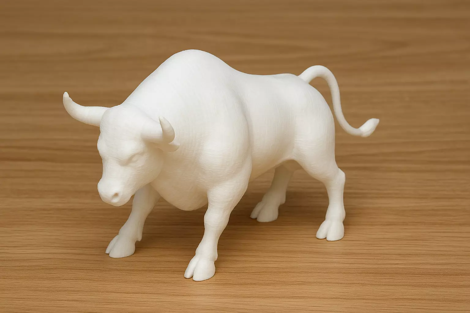Bull Animal Low-poly 3D model_0