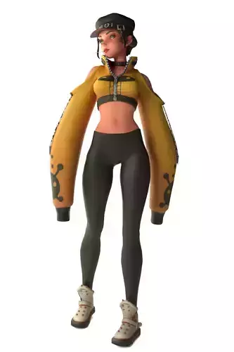 Fashionable Girll - Blender