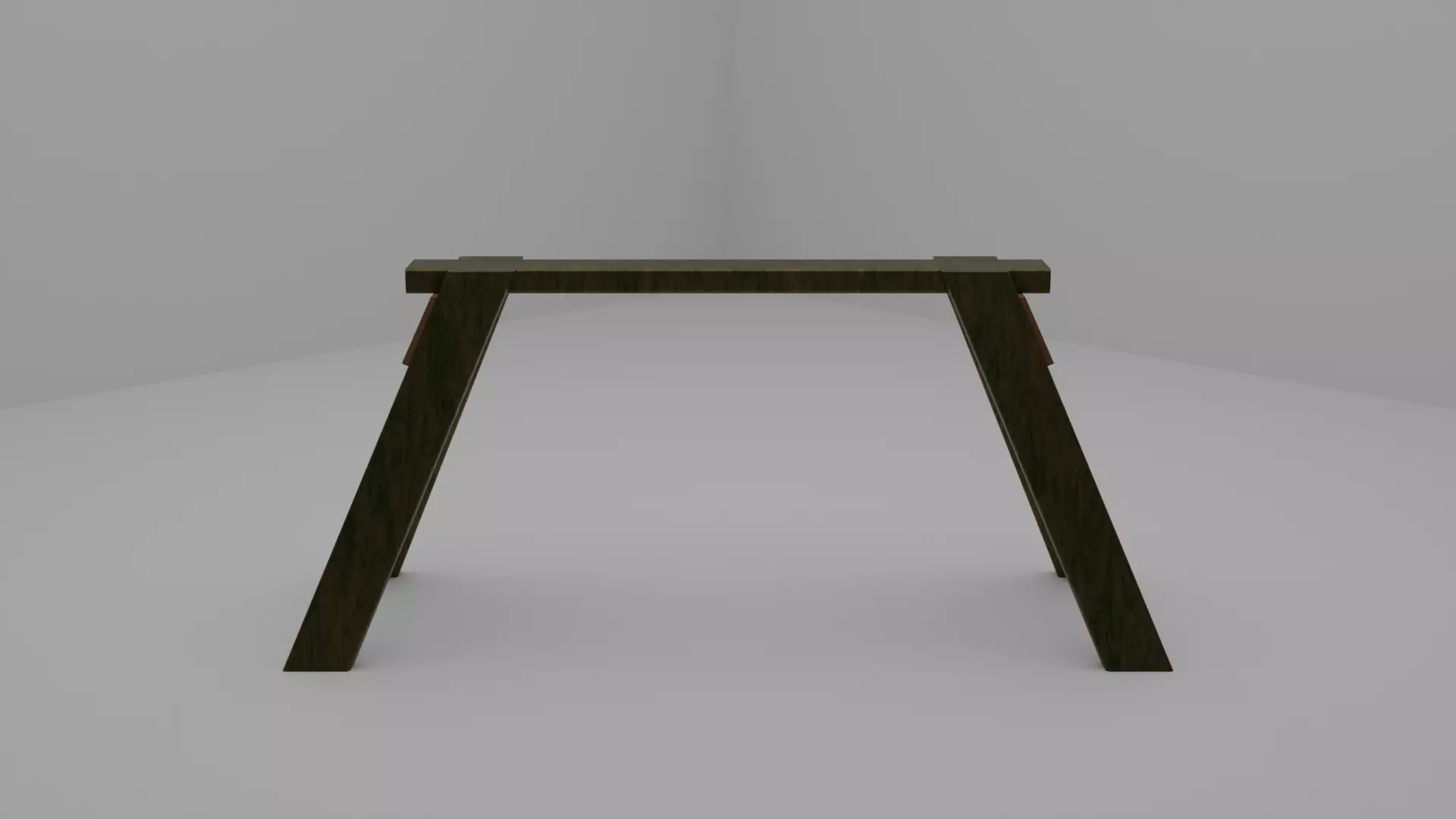 Saw Horse Free low-poly 3D model
