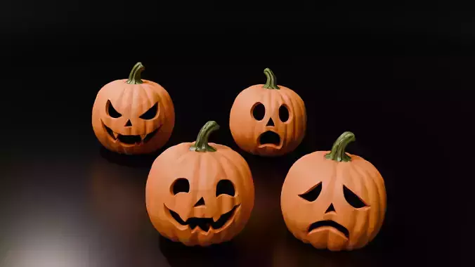 Halloween Pumpkin Faces