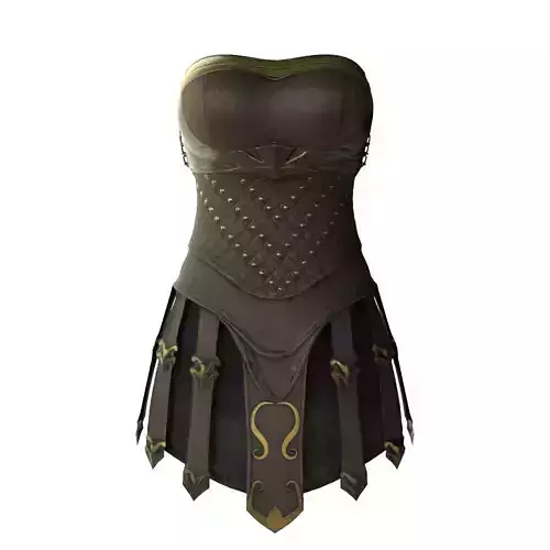 Female Strapless Roman Amazon Woman Dress