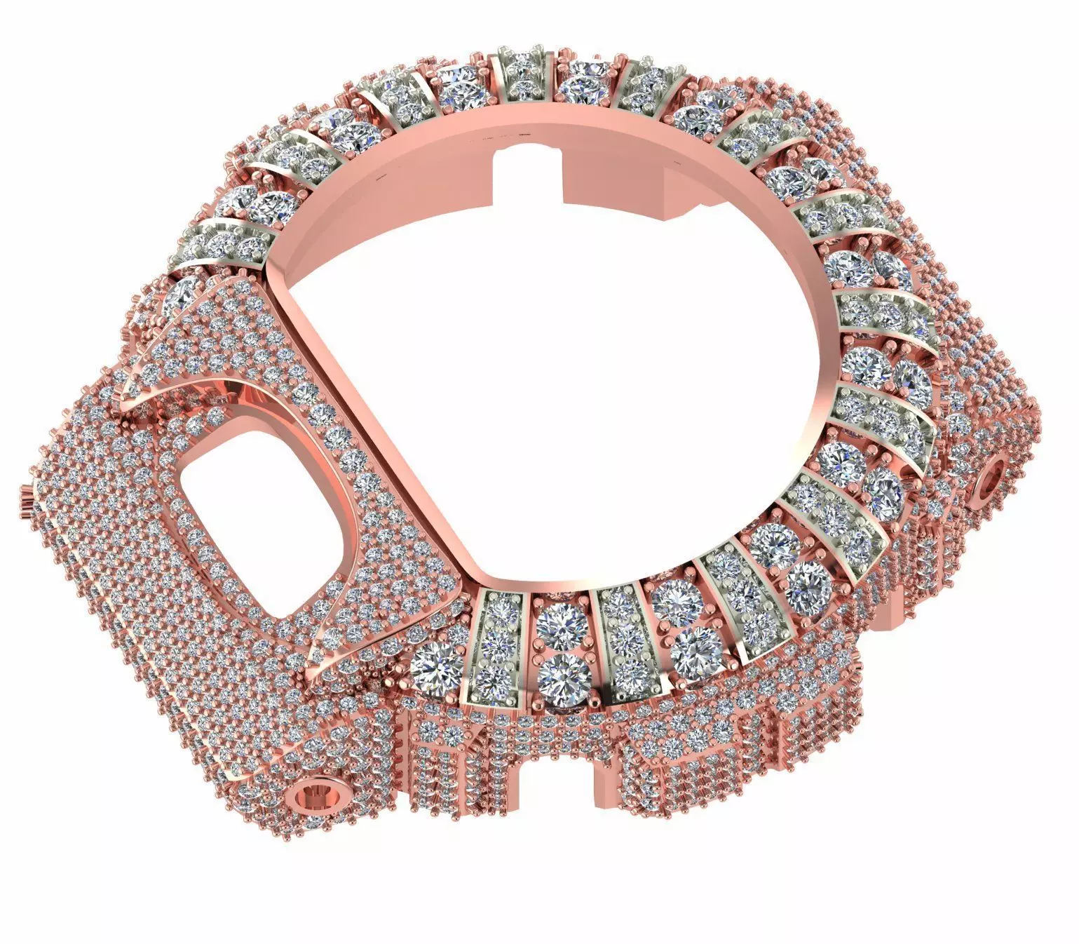 G-Shock Watch case compatible with DW-6900 3D print model 3D print model_0