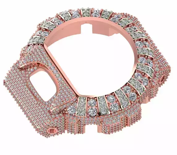 G-Shock Watch case compatible with DW-6900 3D print model 3D print model